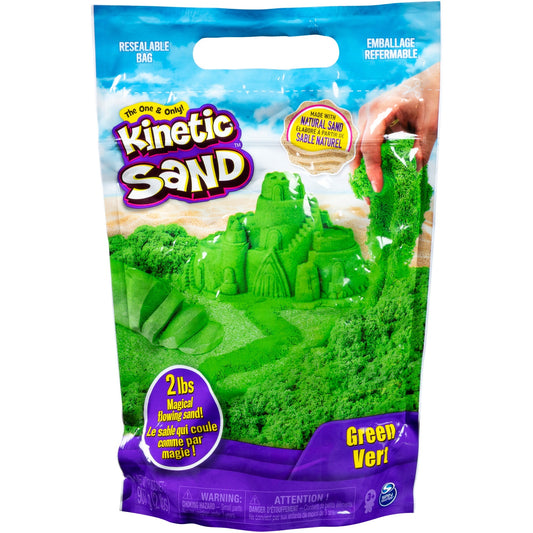 Spin Master Kinetic Sand - Beutel grün, Spielsand