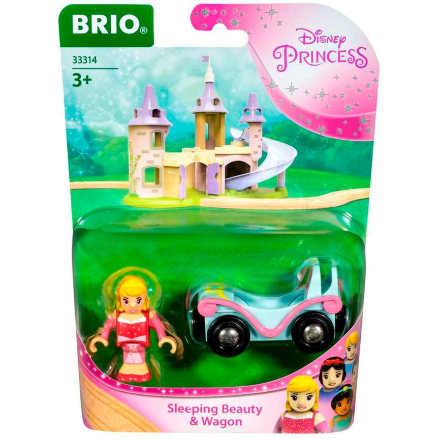 BRIO Disney Princess Dornröschen mit Waggon, Spielfahrzeug