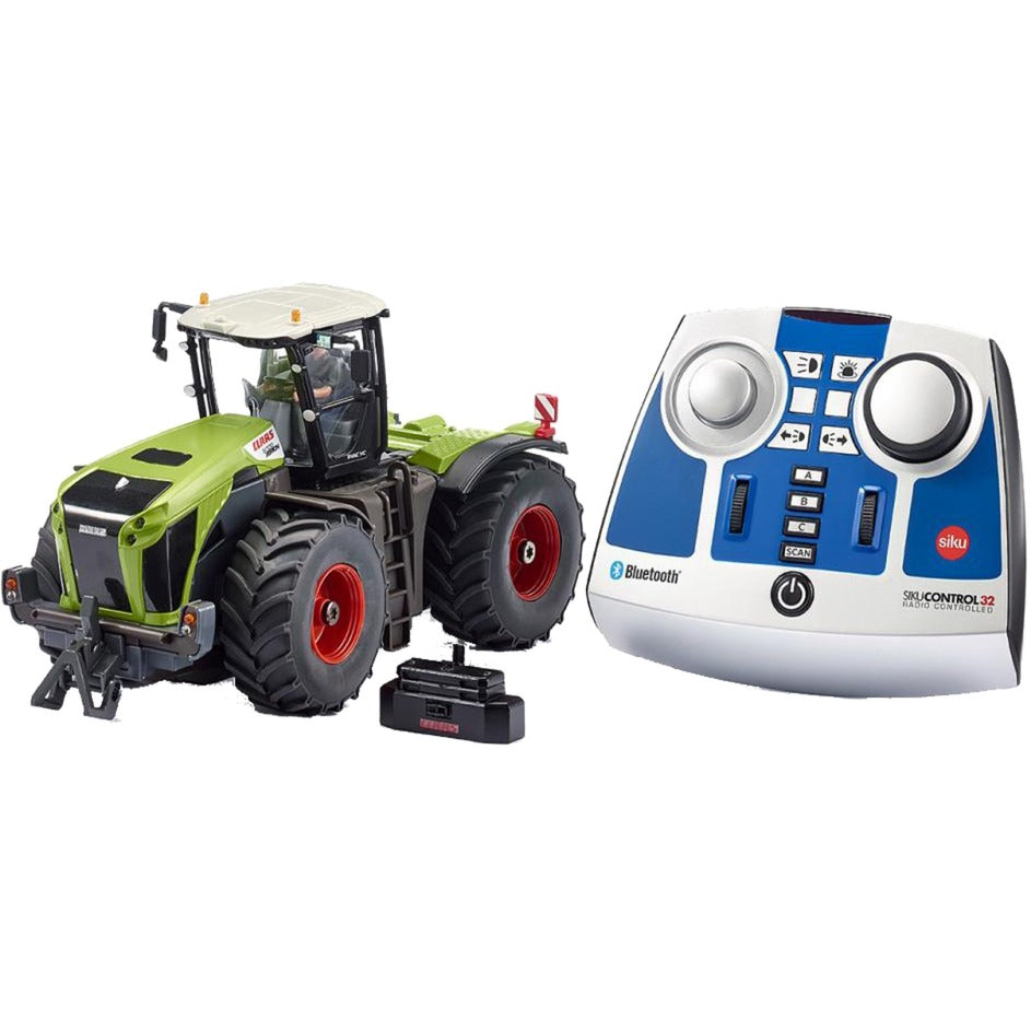 SIKU CONTROL32 Claas Xerion 5000 TRAC VC mit Bluetooth-Fernsteuermodul (grün, 1:32)