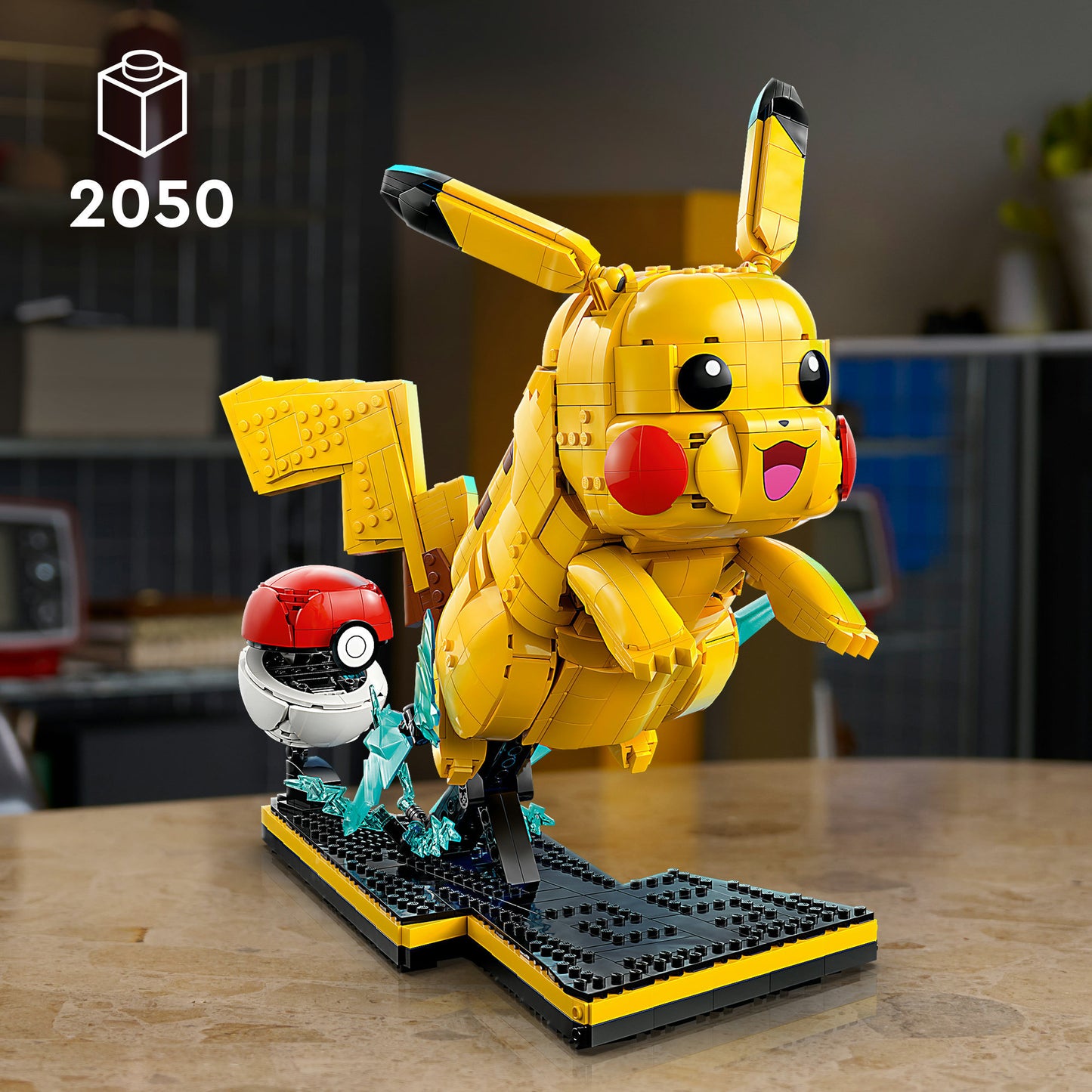 72152 Pokémon Pikachu und Pokéball, Konstruktionsspielzeug