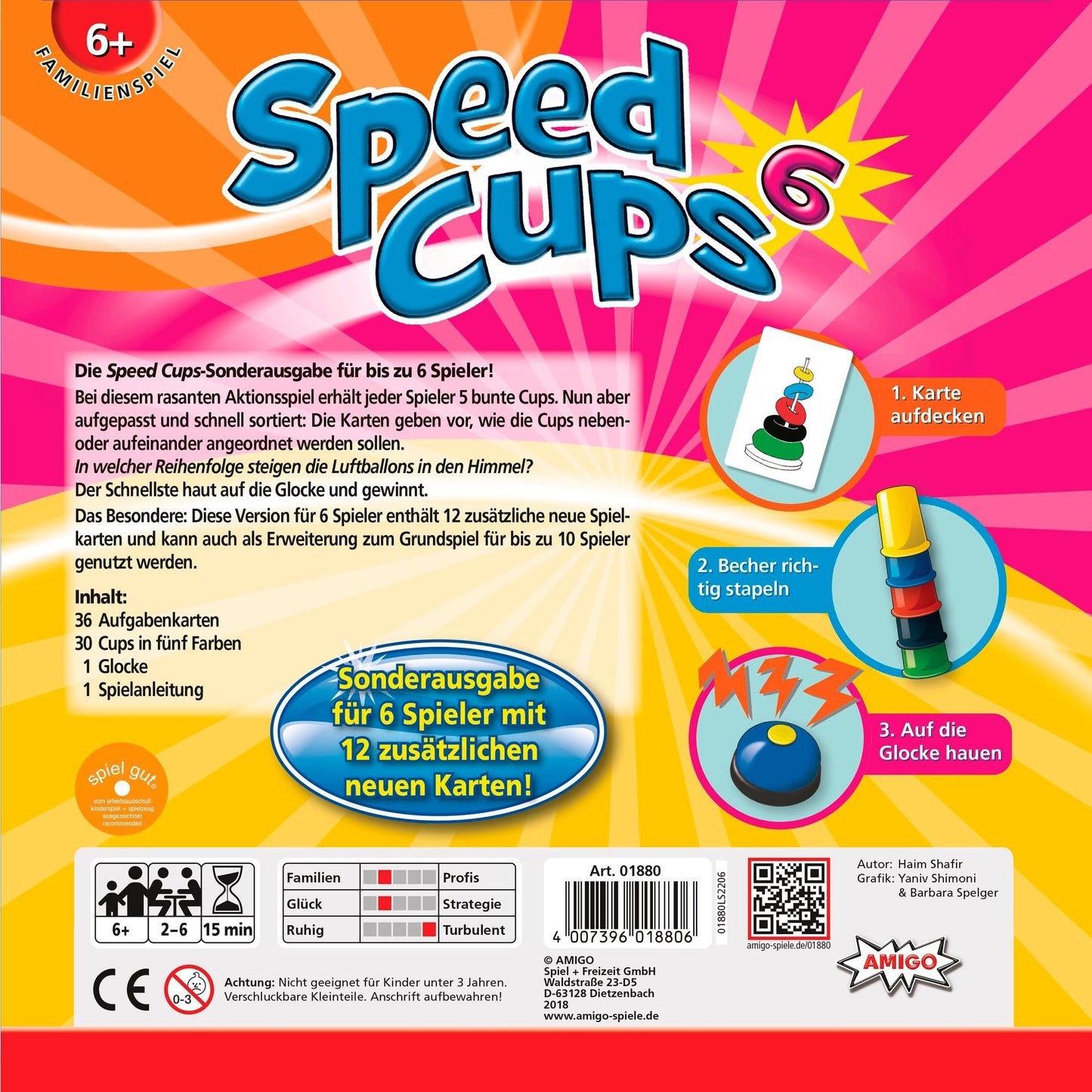 Amigo Speed Cups 6, Geschicklichkeitsspiel