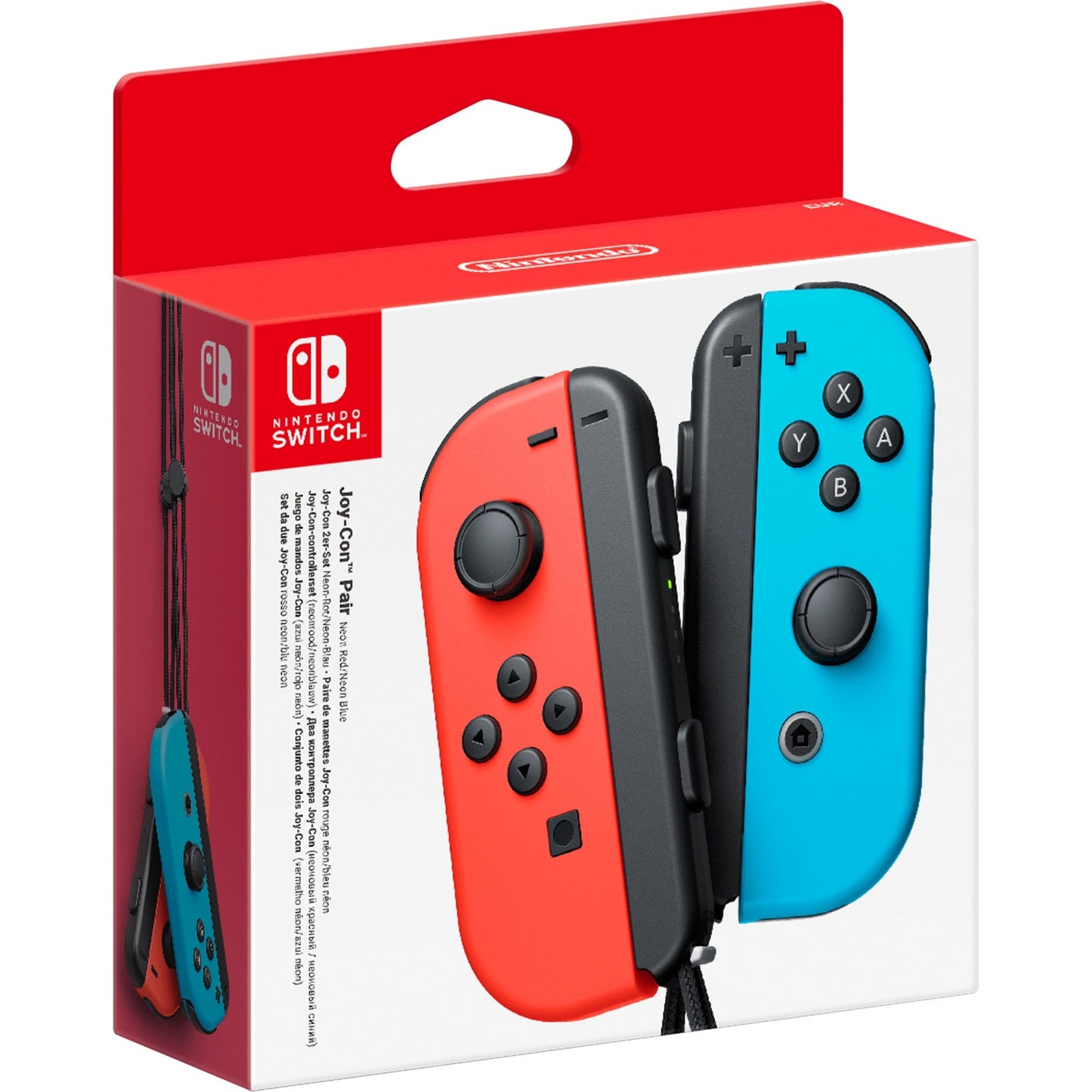 Nintendo Joy-Con 2er-Set (neon-rot/neon-blau)