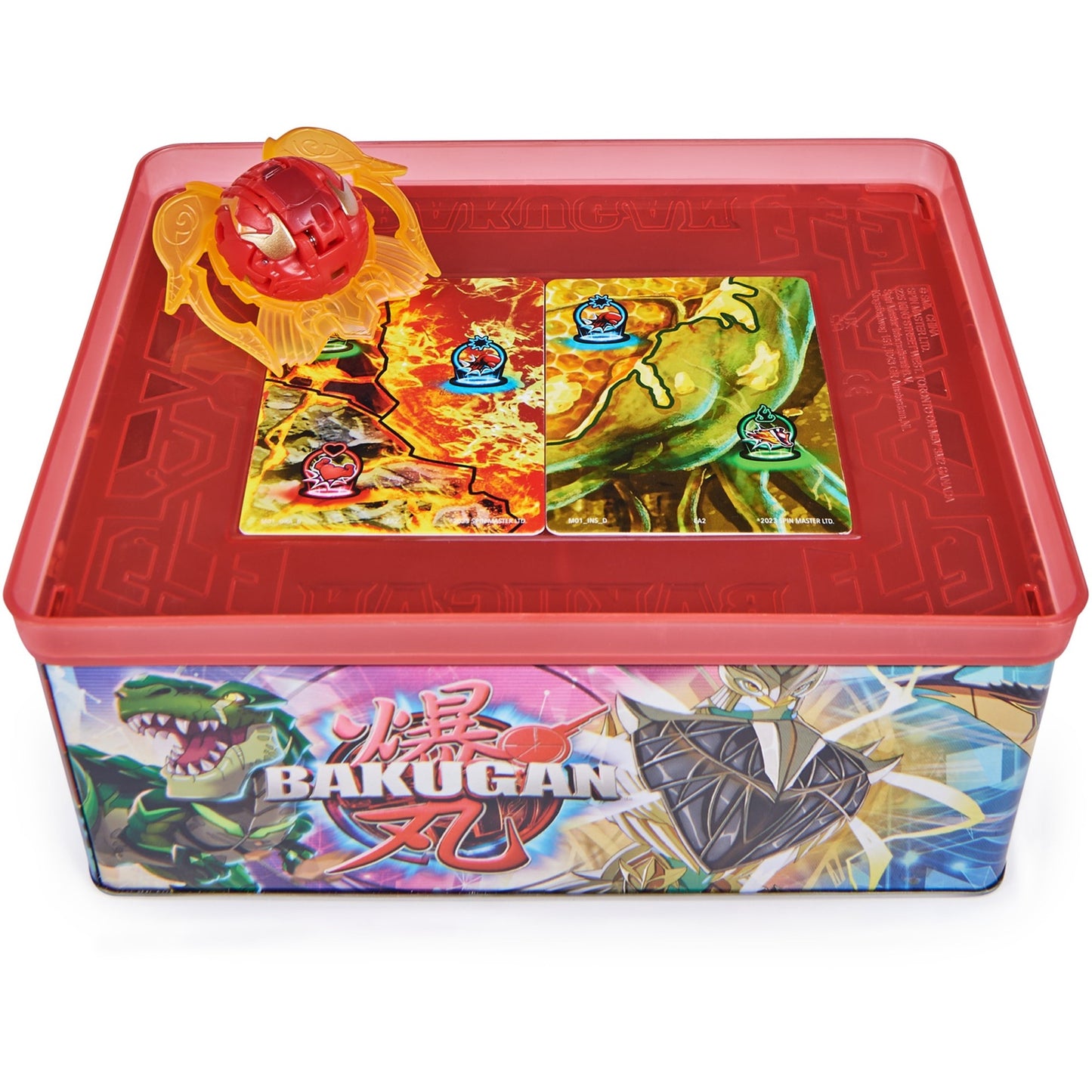 Spin Master Bakugan 2023 Baku-Tin mit Special Attack Mantid, Geschicklichkeitsspiel