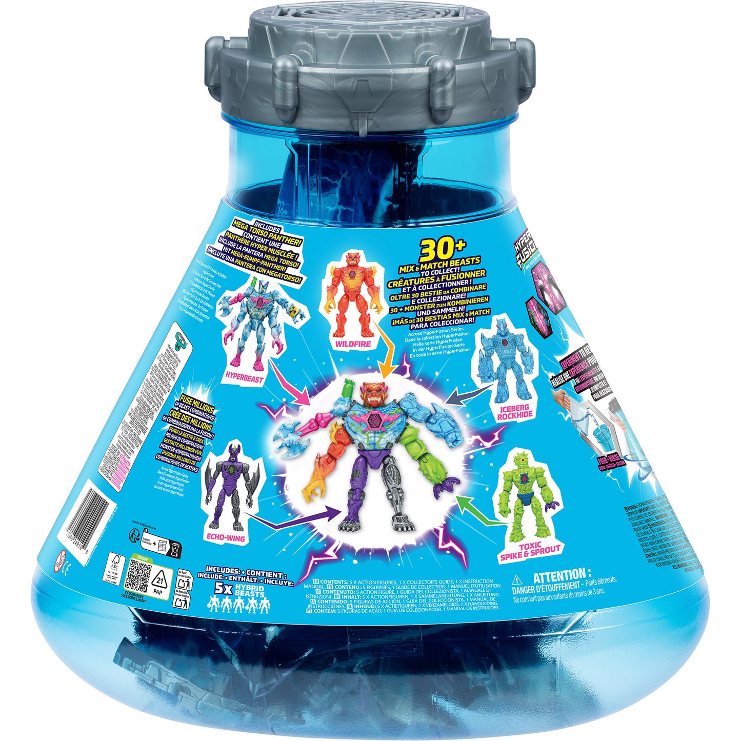 MrBeast Lab Hybrids 5 Pack (Hyper Fusion Lab), Spielfigur