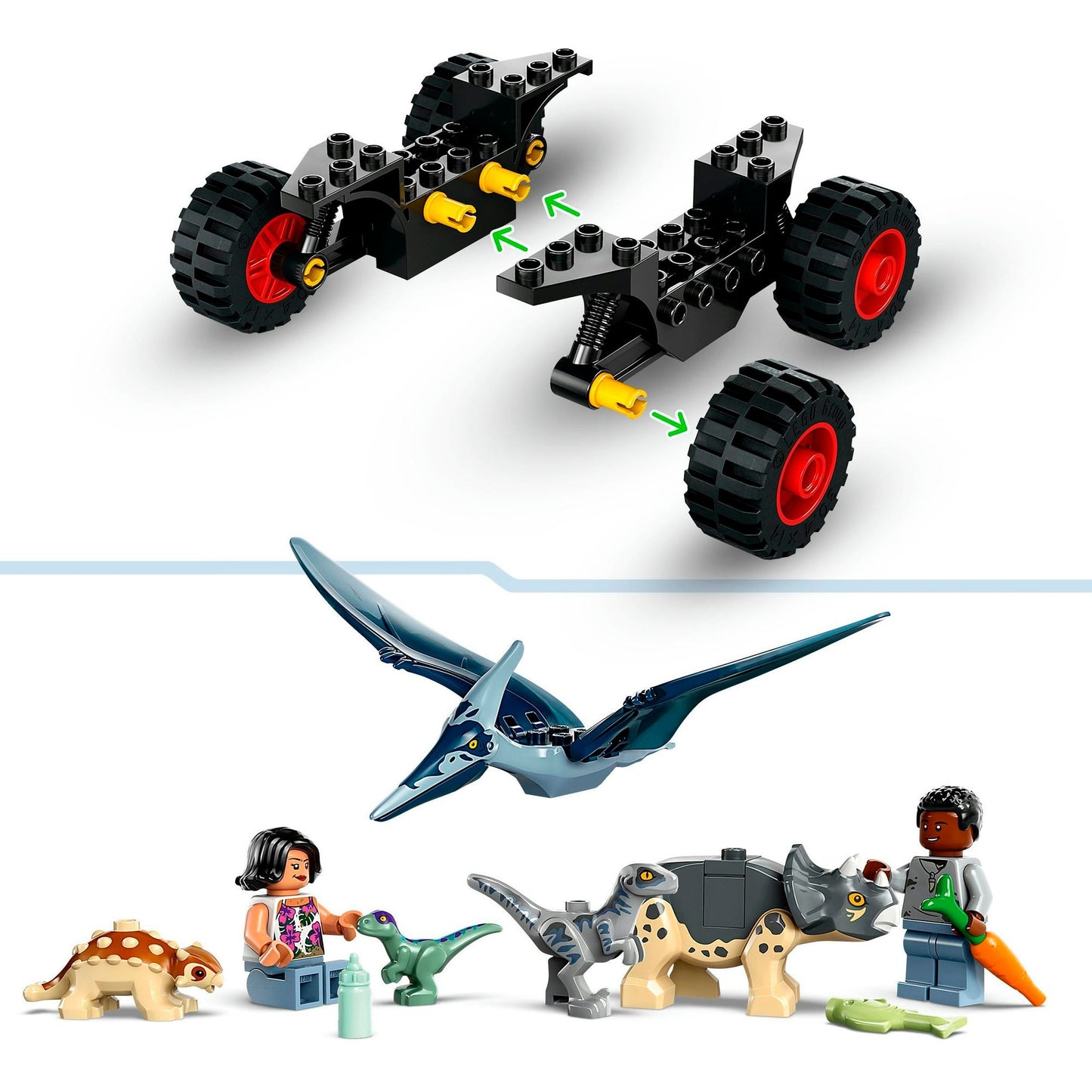 LEGO 76963 Jurassic World Rettungszentrum für Baby-Dinos, Konstruktionsspielzeug