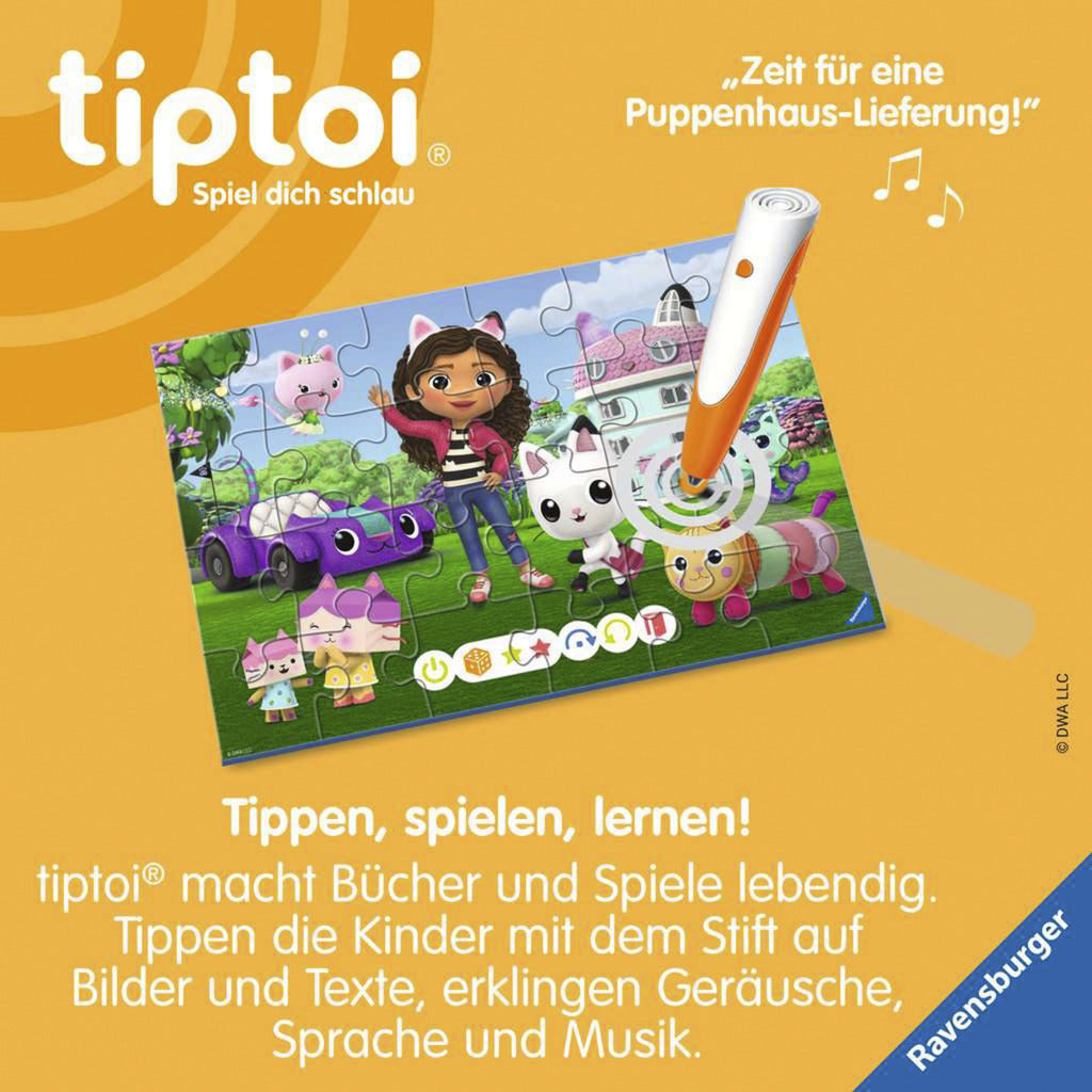 tiptoi Puzzle für kleine Entdecker: Gabbys Dollhouse