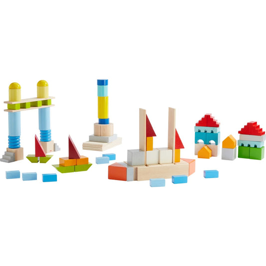 Basisbausteine bunt, Set mittel, Konstruktionsspielzeug
