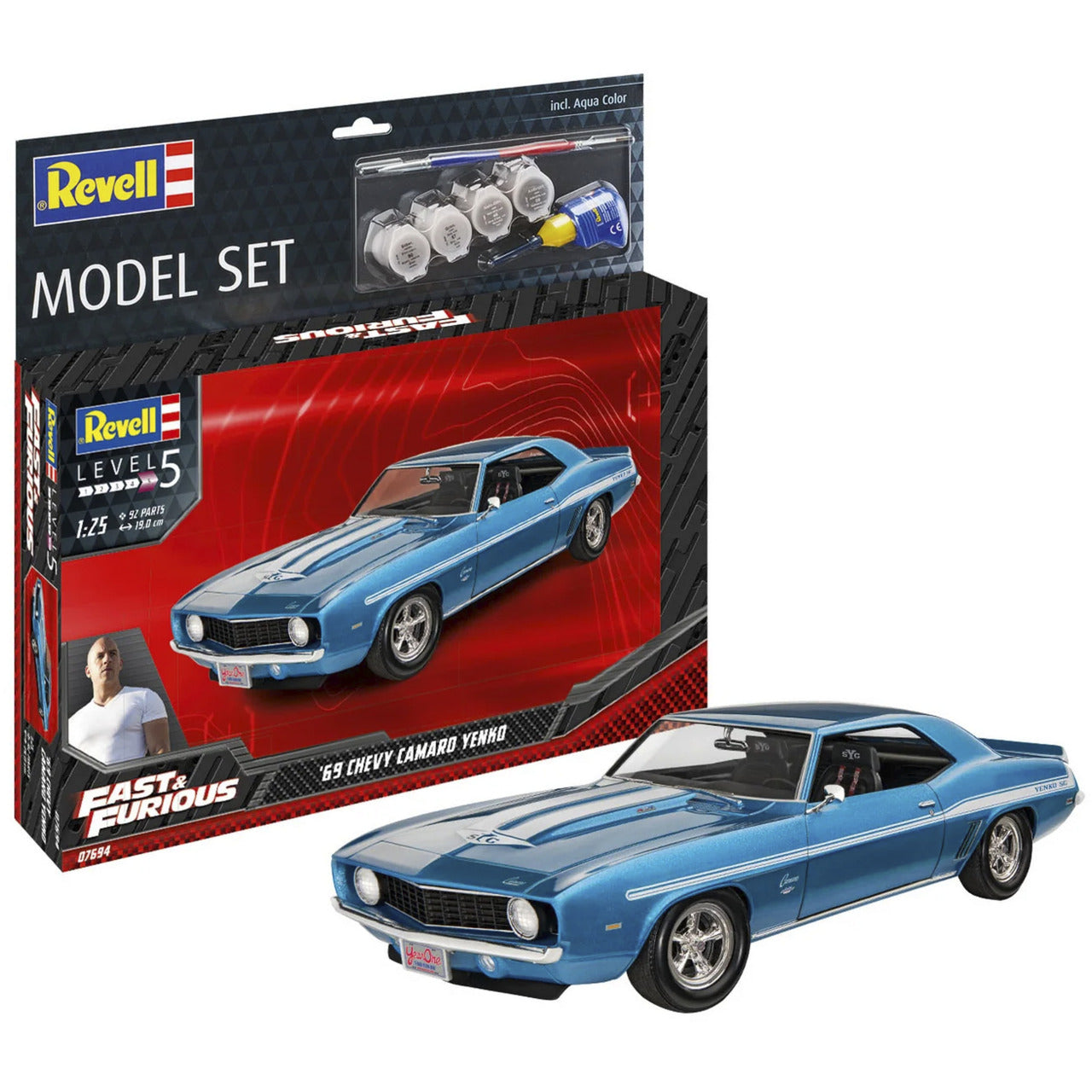 Model Set Fast & Furious 1969 Chevy Camaro Yenko, Modellfahrzeug