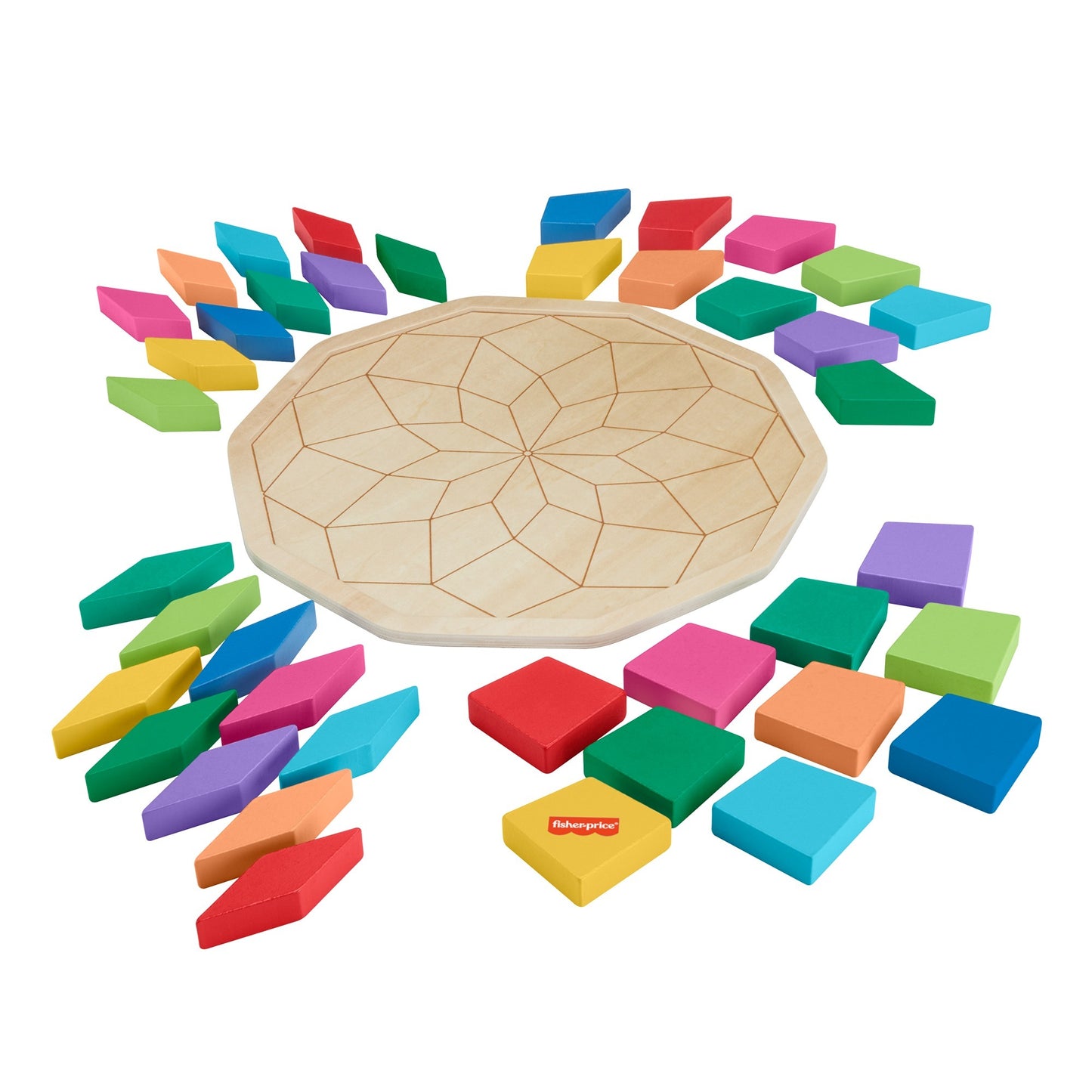 Fisher Price Mandalapuzzle aus Holz (40 Teile)