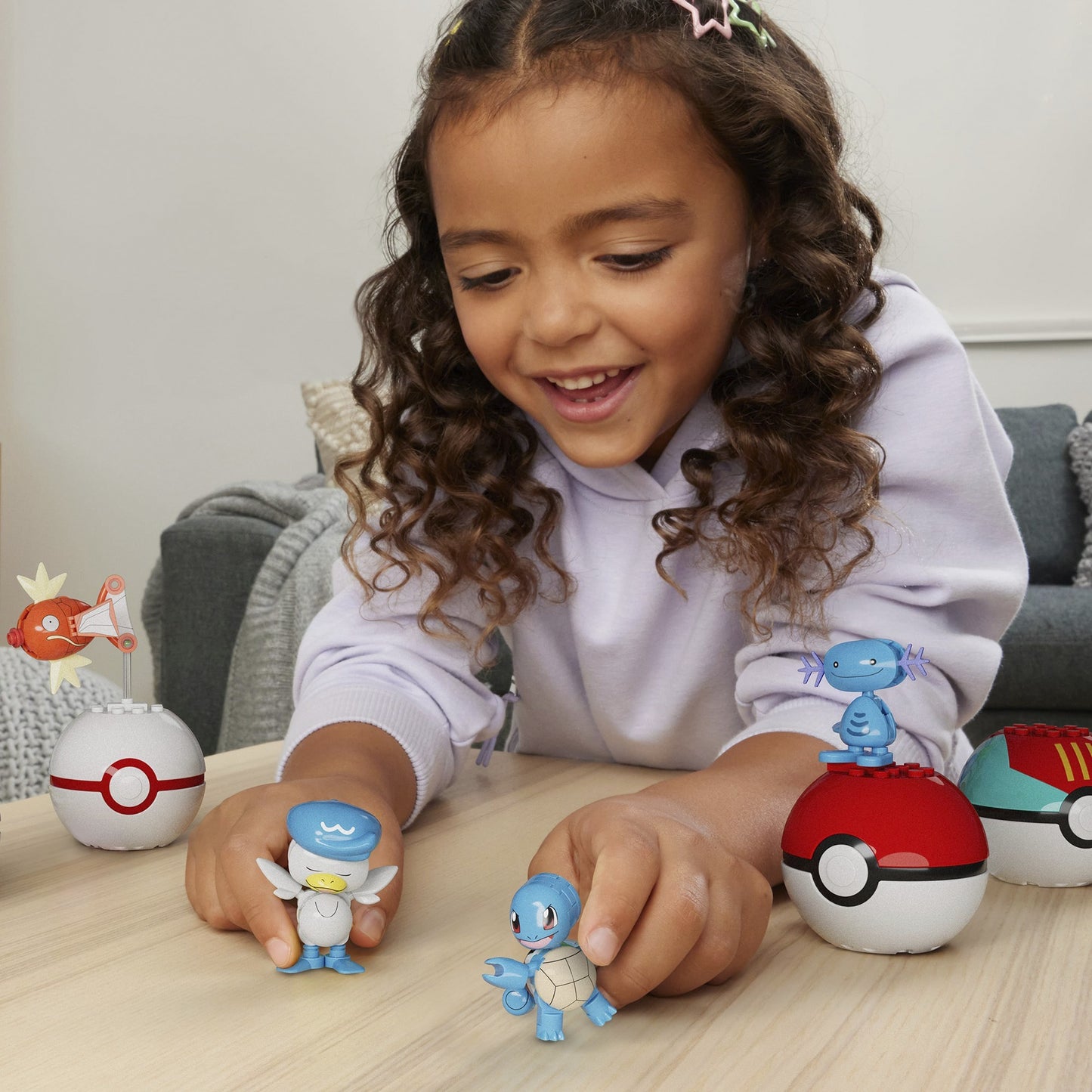 MEGA Pokémon 4 Wasser-Typ Pokémon Sets, Konstruktionsspielzeug