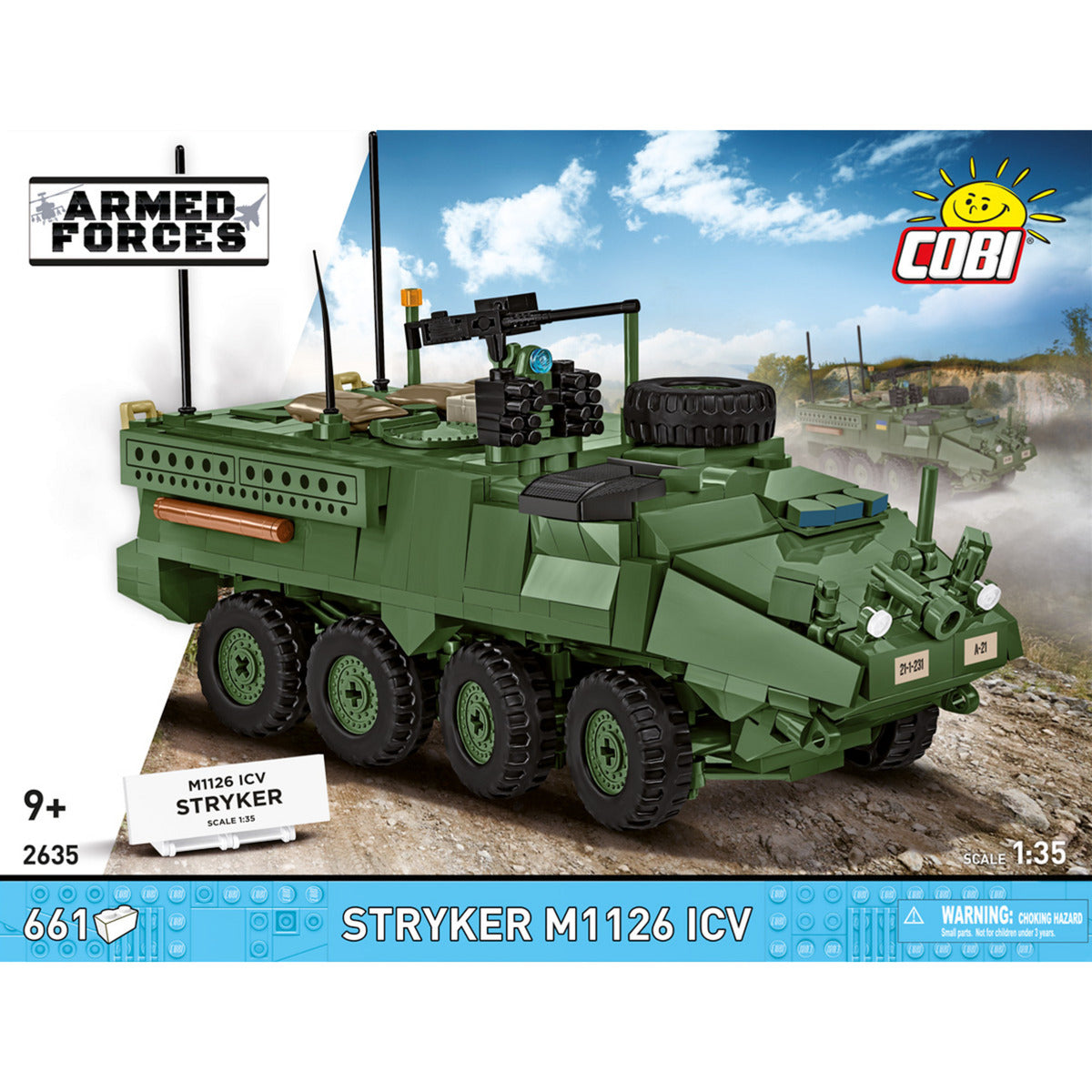 Stryker M1126 ICV, Konstruktionsspielzeug