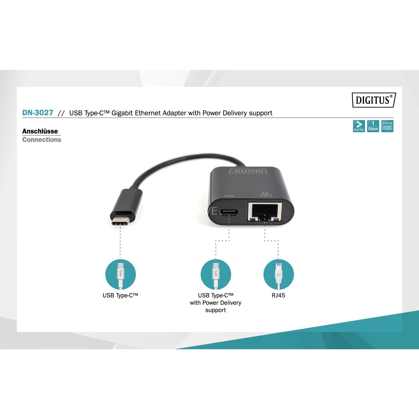 USB Type-C Gigabit Ethernet Adapter