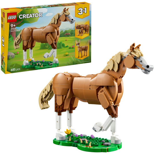 31166 Creator 3-in-1 Prächtiges Ross, Konstruktionsspielzeug