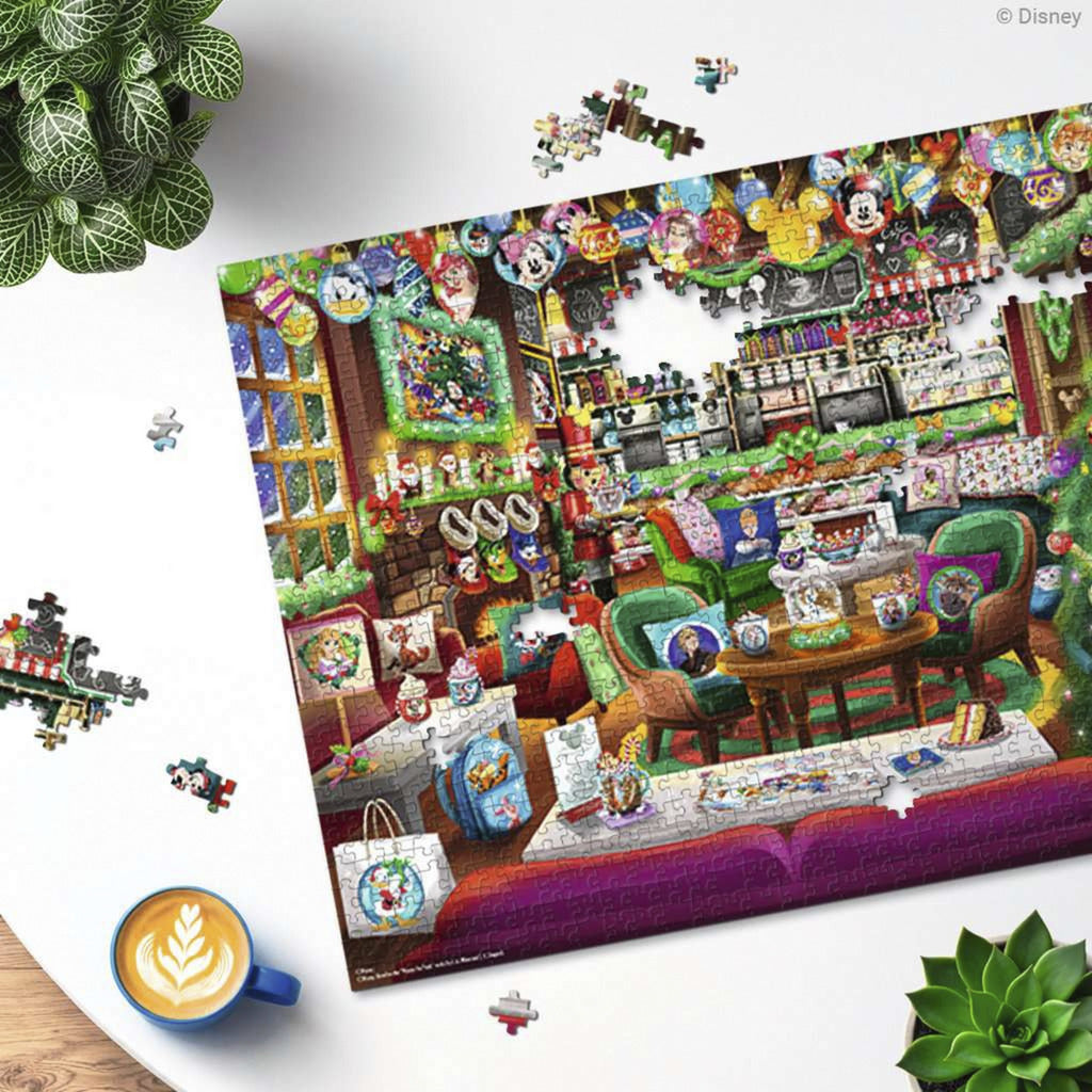 Puzzle Disney Christmas Cafe