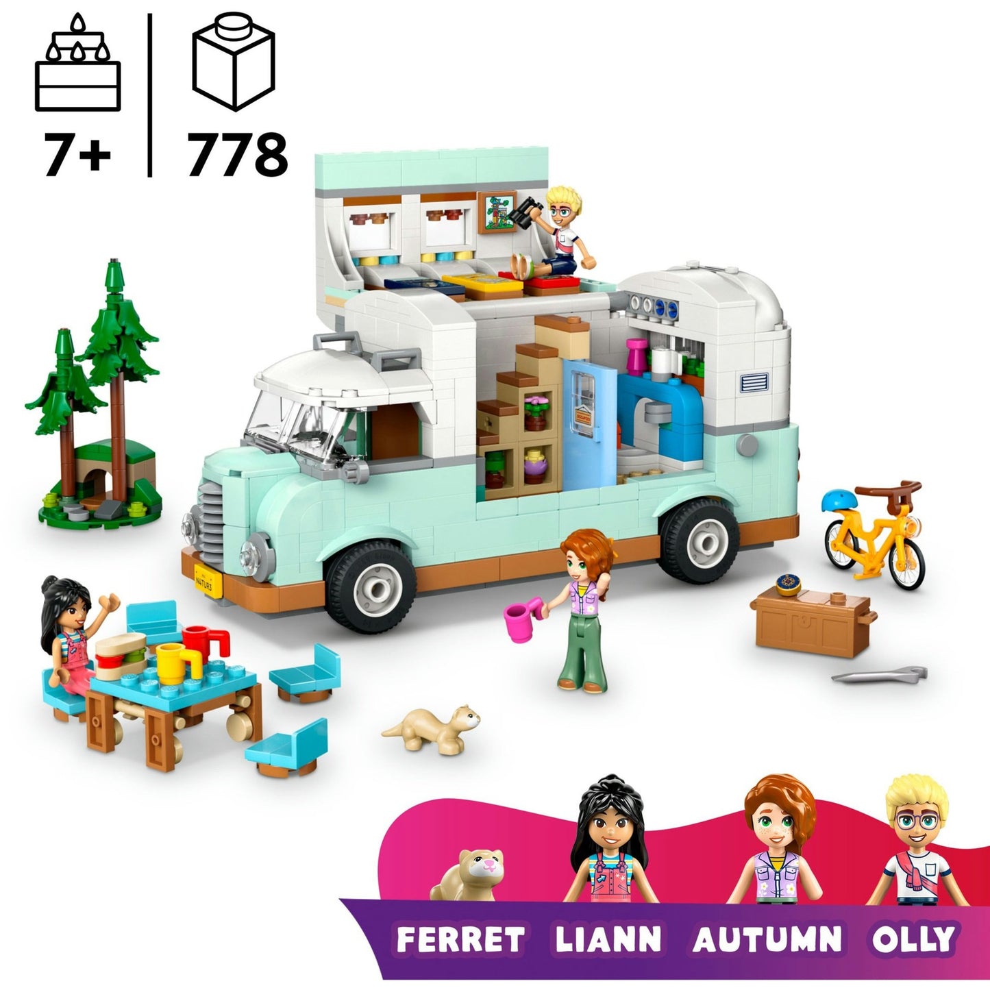 42663 Friends Wohnmobil, Konstruktionsspielzeug