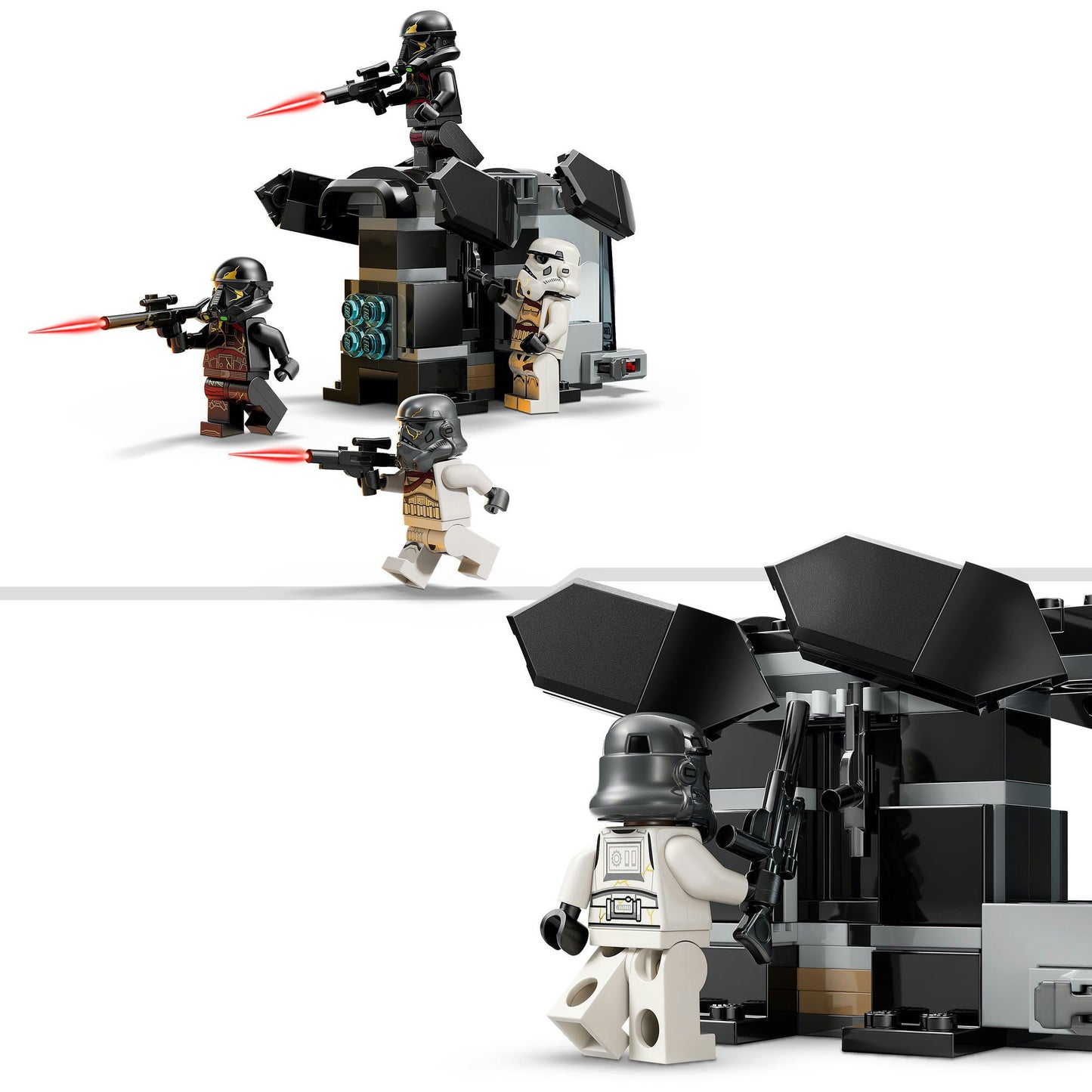 75412 Star Wars Todestruppler & Nachttruppler Battle Pack, Konstruktionsspielzeug