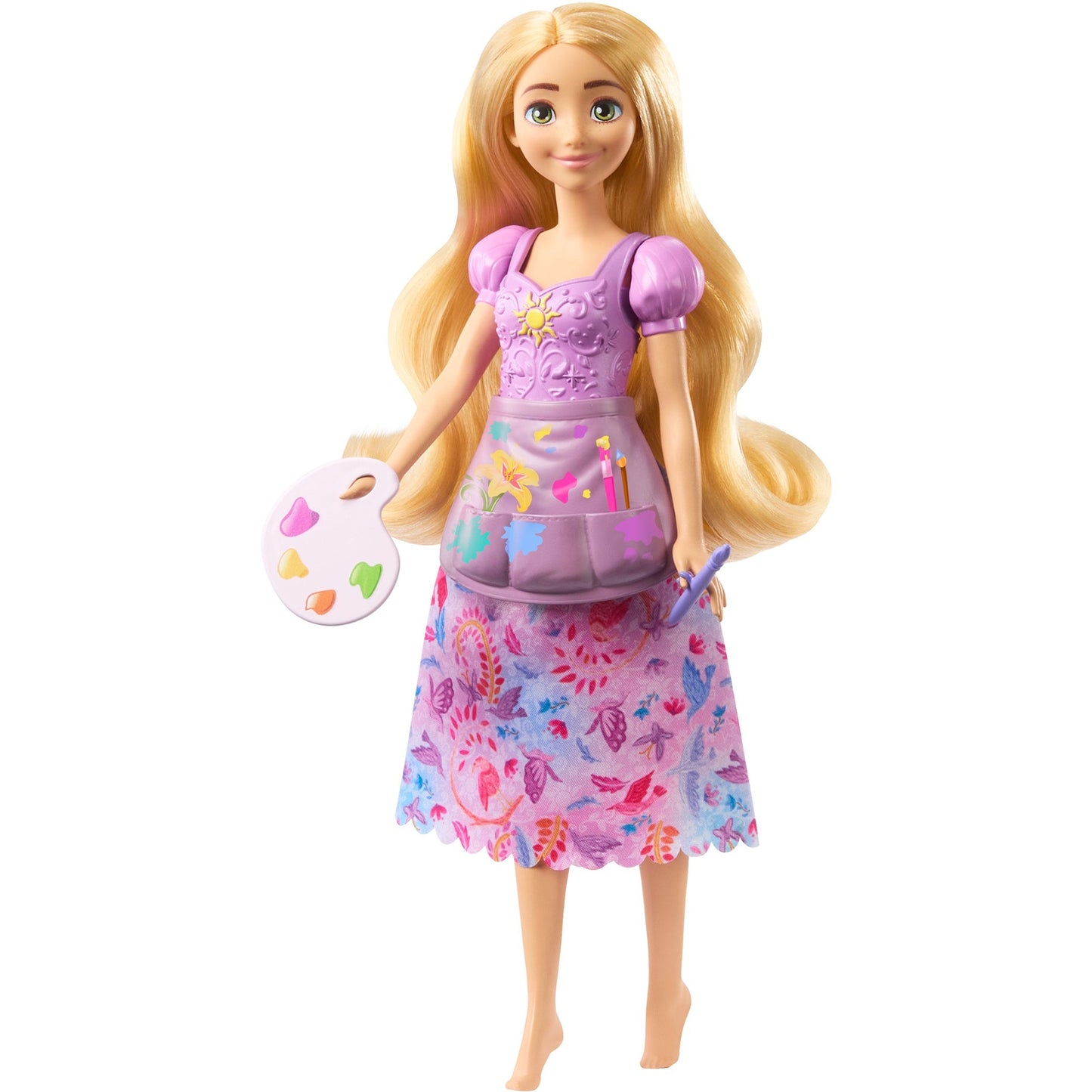 Disney Princess 2-in-1-Geschichten Rapunzel-Modepuppe