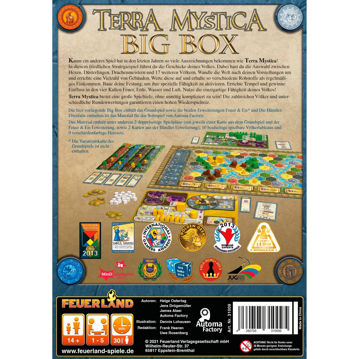 Pegasus Terra Mystica Big Box, Brettspiel