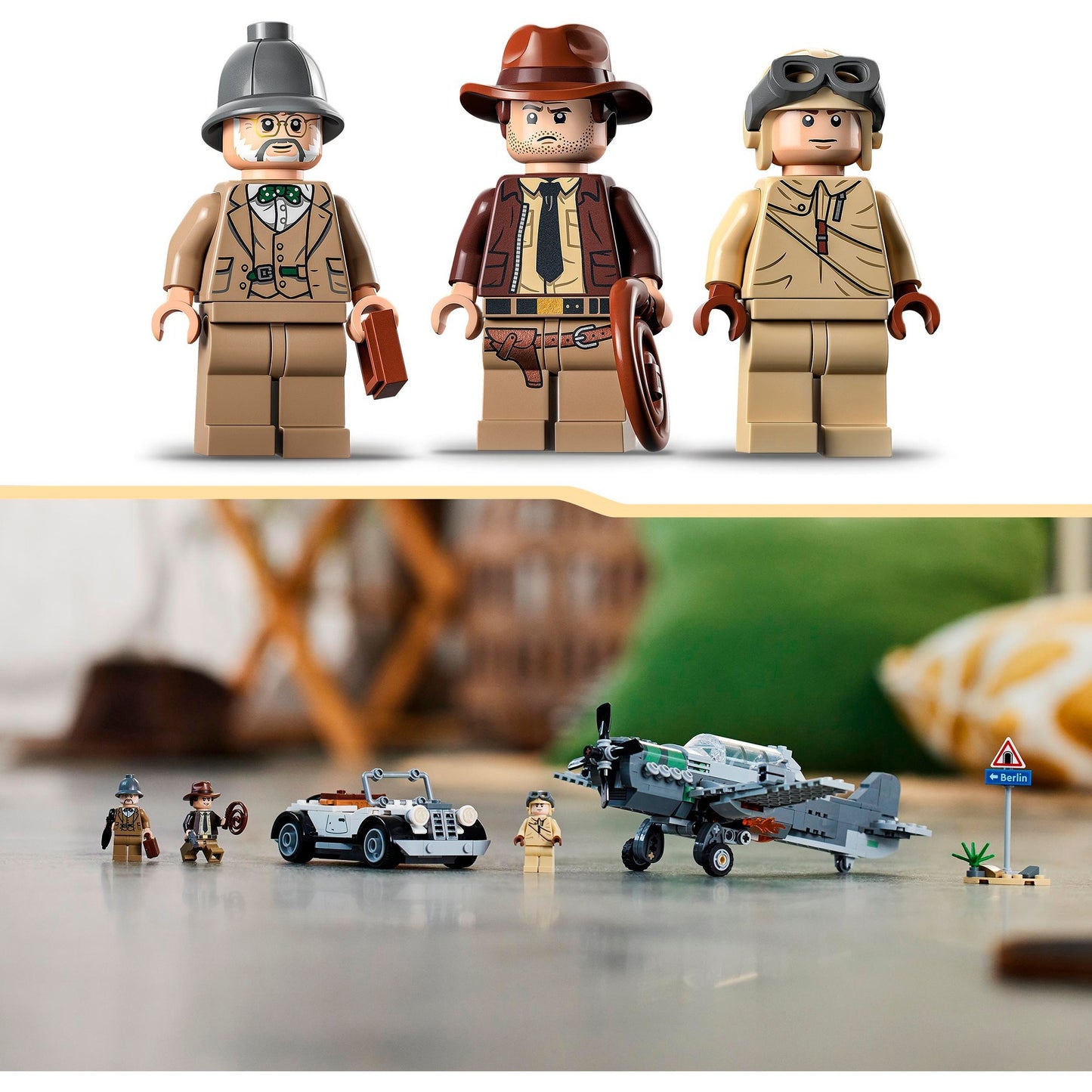 LEGO 77012 Indiana Jones Flucht vor dem Jagdflugzeug, Konstruktionsspielzeug