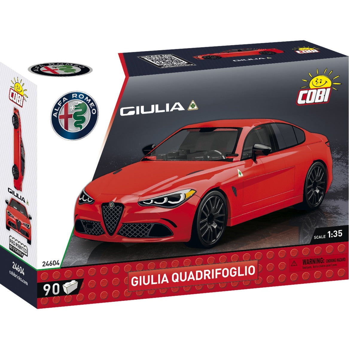 Alfa Romeo Giulia Quadrifoglio, Konstruktionsspielzeug