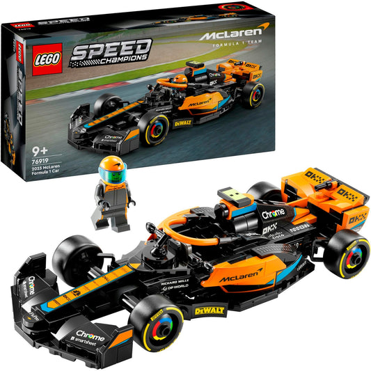 LEGO 76919 Speed Champions McLaren Formel-1 Rennwagen 2023, Konstruktionsspielzeug