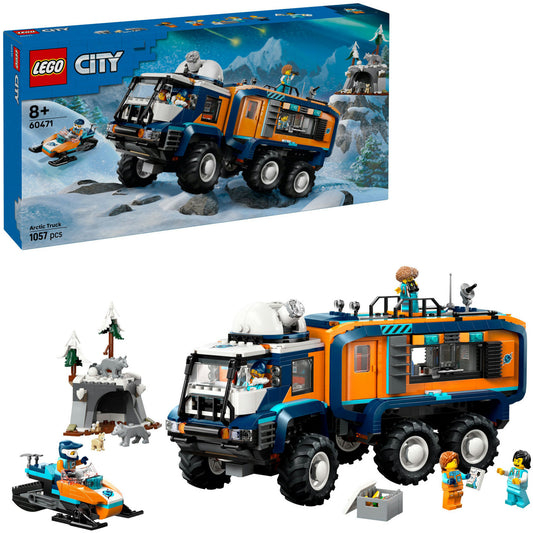 60471 City Arktis-Truck mit Labor, Konstruktionsspielzeug
