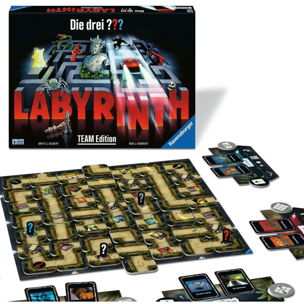 Ravensburger Die drei ??? Labyrinth - Team Edition, Brettspiel