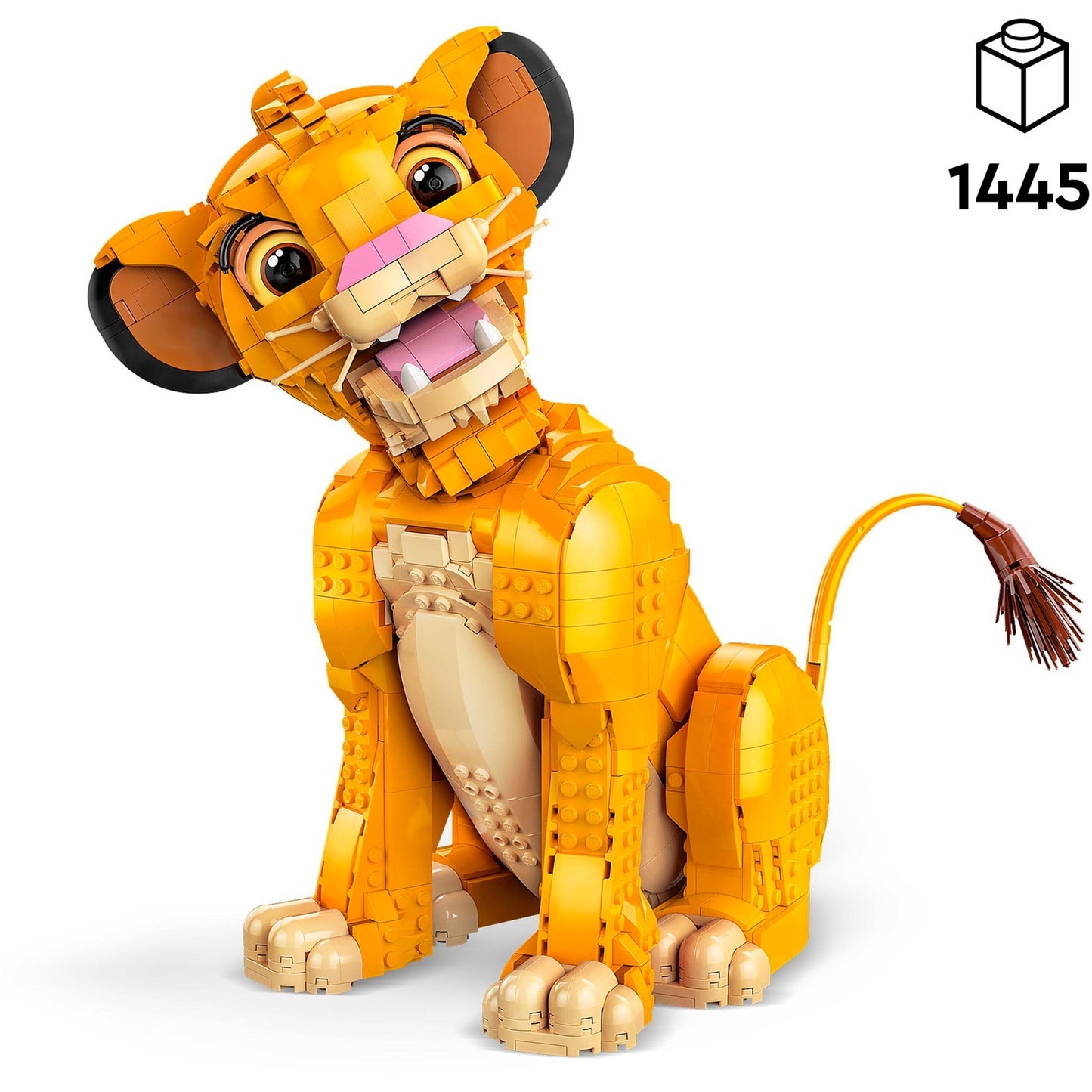 LEGO 43247 Disney Simba, Der junge König der Löwen, Konstruktionsspielzeug