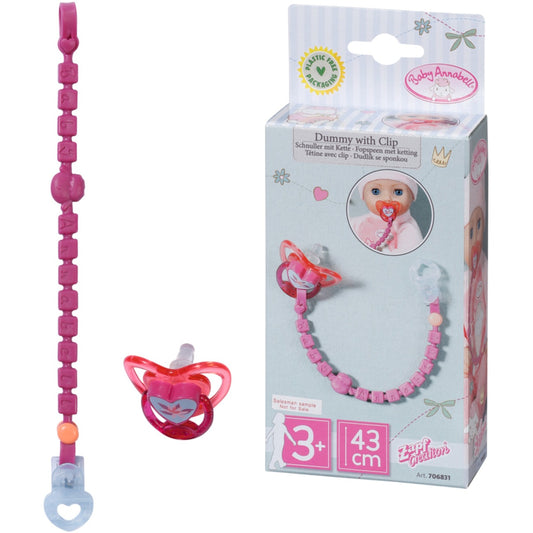 ZAPF Creation Baby Annabell® Schnuller mit Clip