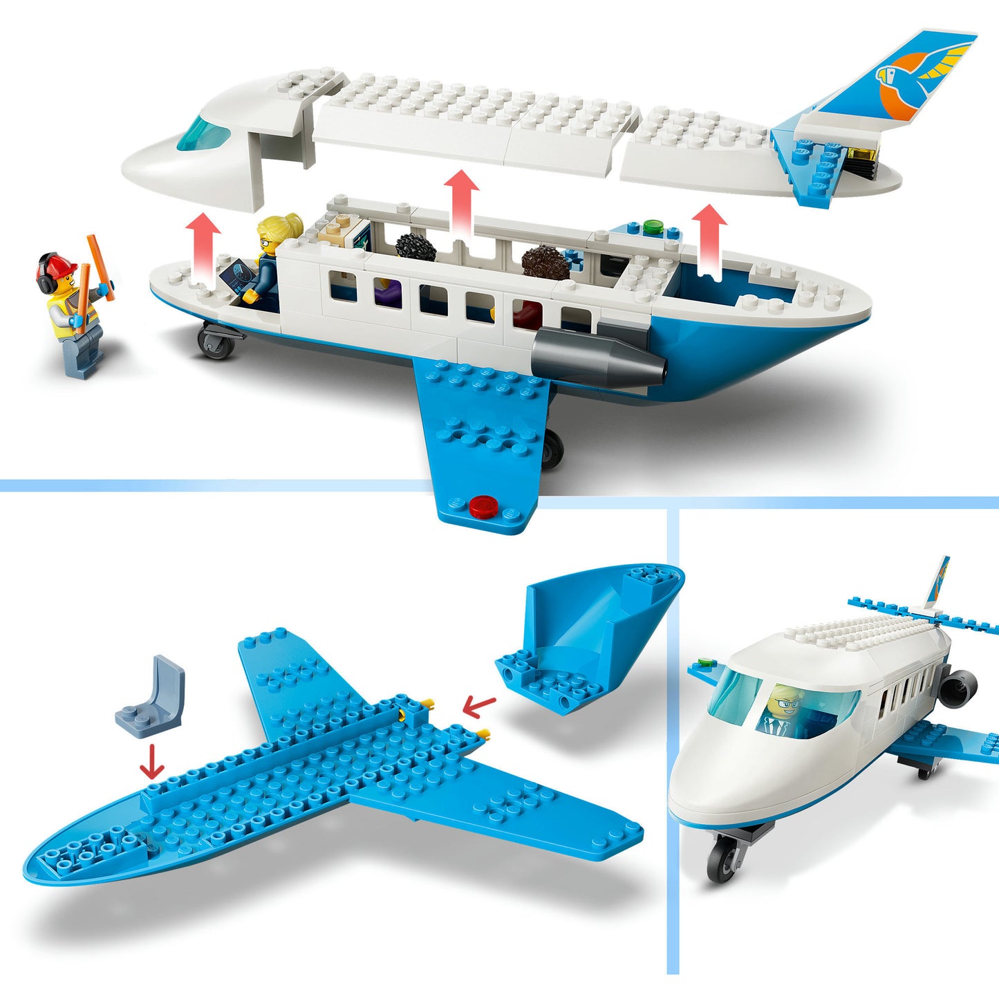 60492 City Passagierjet, Konstruktionsspielzeug