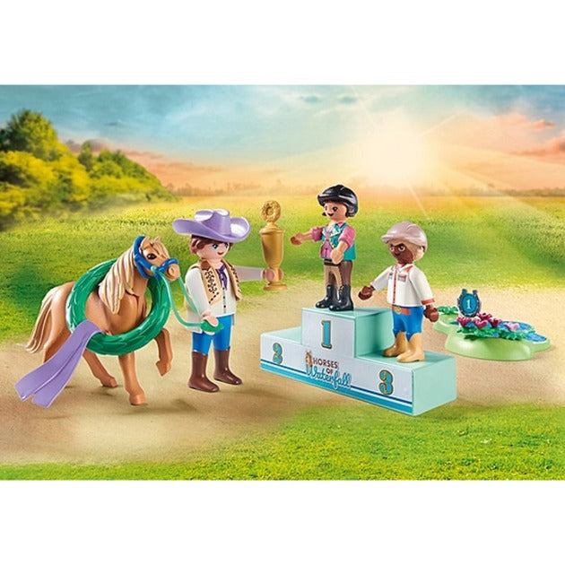 PLAYMOBIL 71495 Horses of Waterfall Ponyturnier, Konstruktionsspielzeug