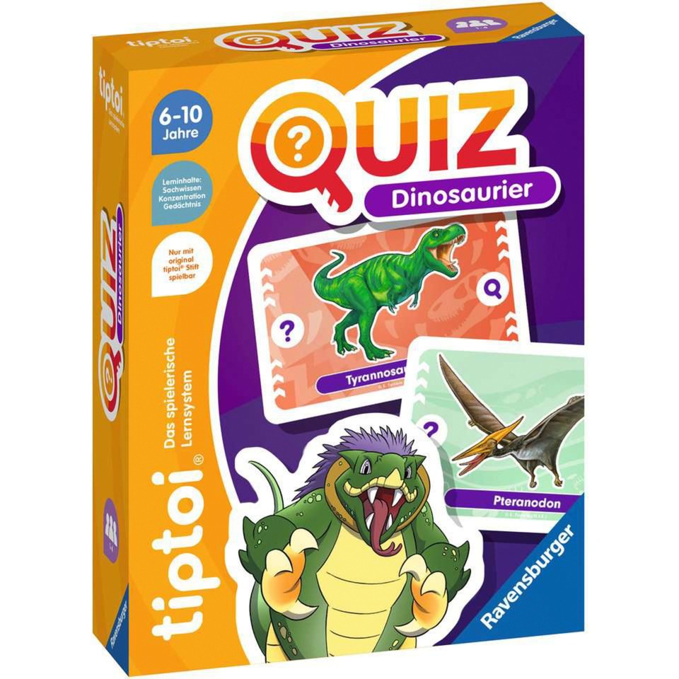 Ravensburger tiptoi Quiz Dinosaurier, Quizspiel