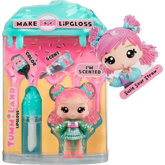 Yummiland Lip Gloss Doll Serie 2 - Susie Sour Straw, Puppe