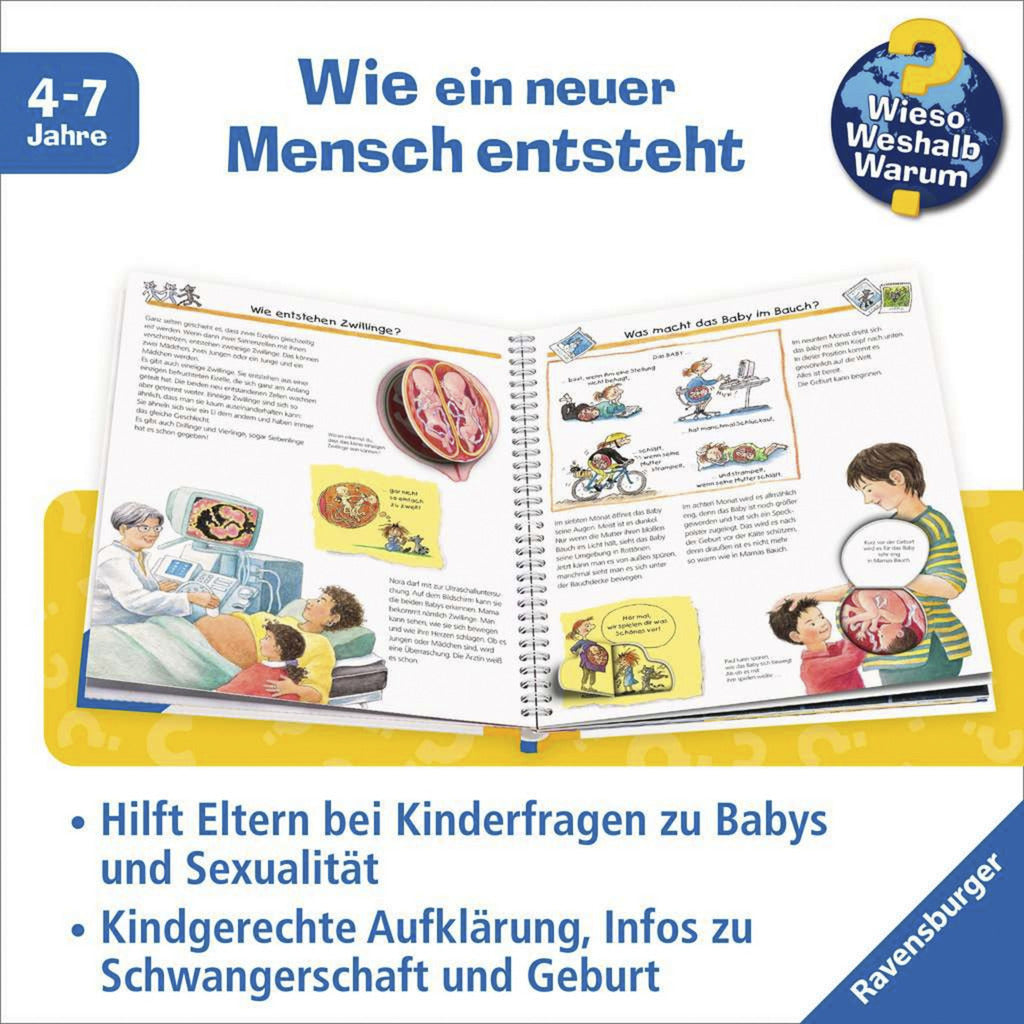 Wieso? Weshalb? Warum? Band 13 - Woher die kleinen Kinder kommen, Lernbuch