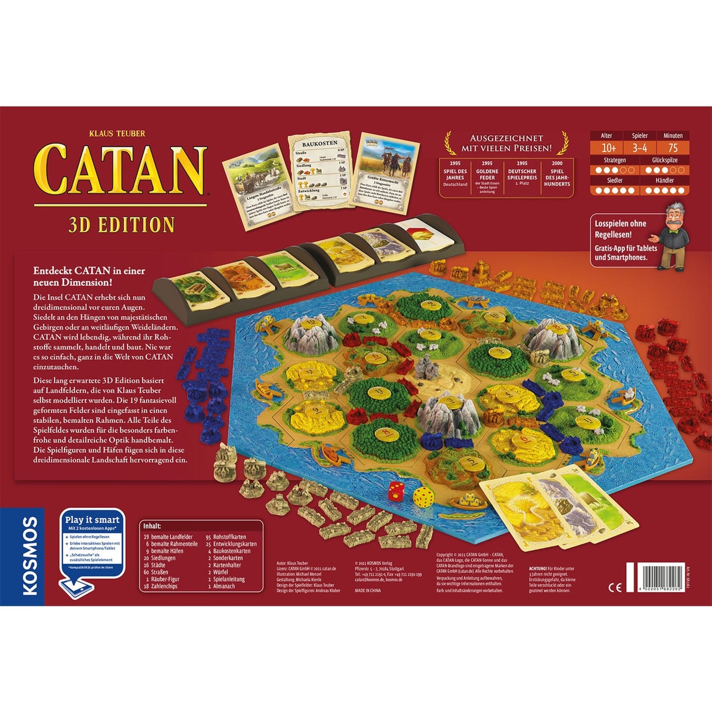 KOSMOS CATAN - 3D Edition, Brettspiel