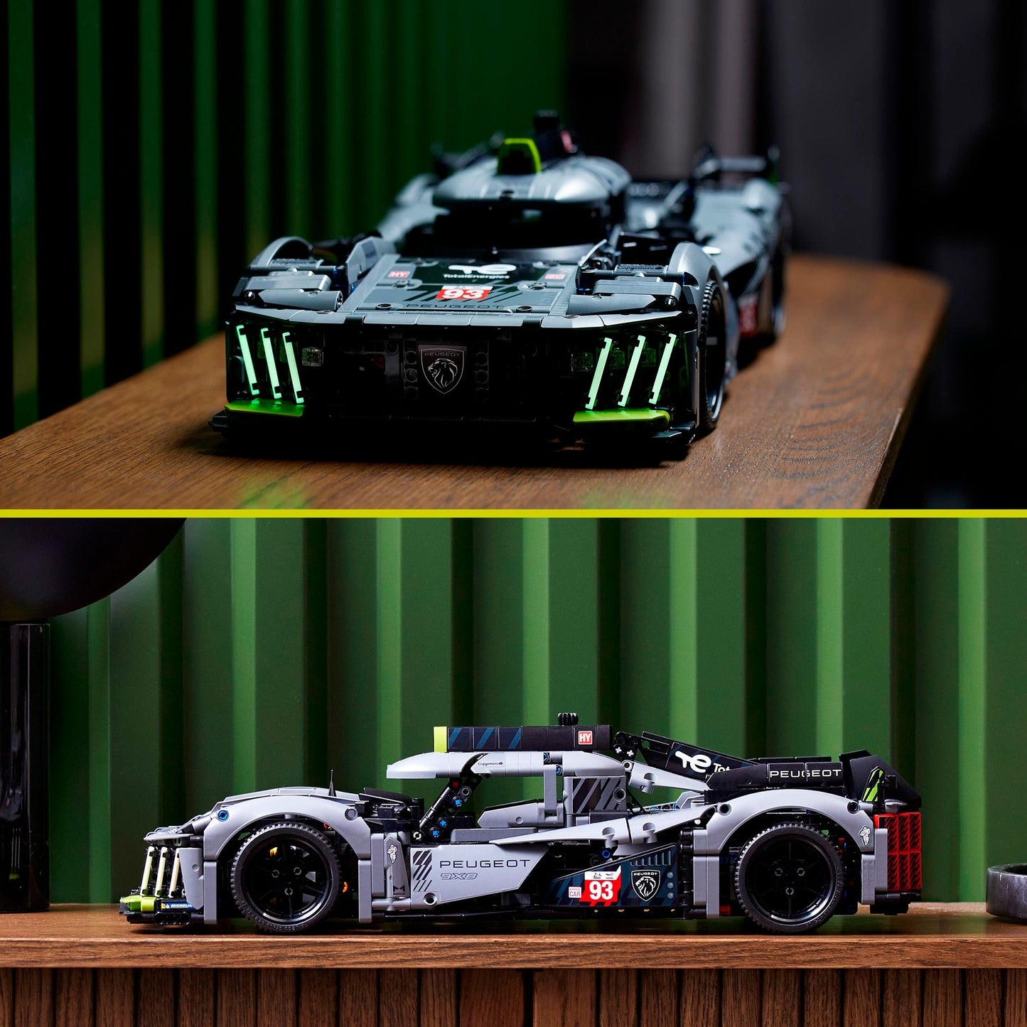LEGO 42156 Technic PEUGEOT 9X8 24H Le Mans Hybrid Hypercar, Konstruktionsspielzeug