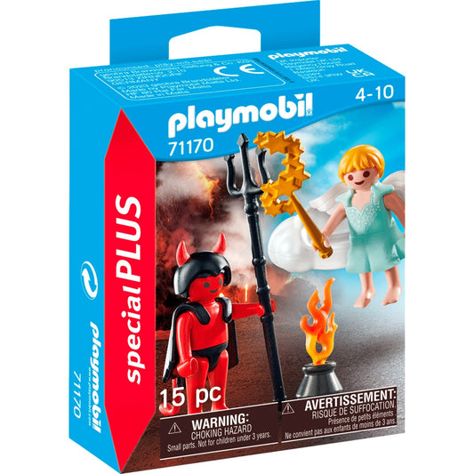 PLAYMOBIL 71170 specialPLUS Engelchen & Teufelchen, Konstruktionsspielzeug