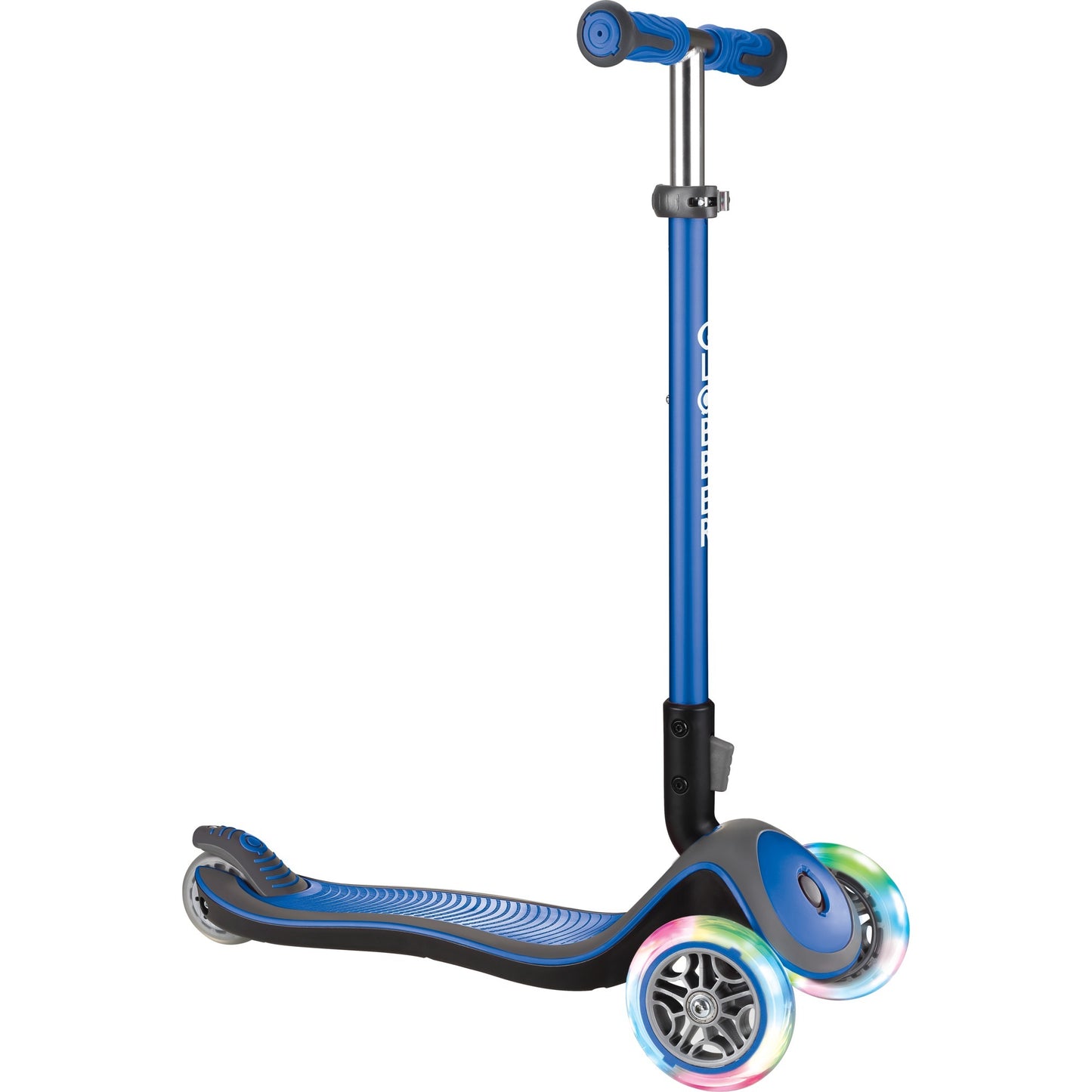 GLOBBER Elite Deluxe mit Leuchtrollen (blau)