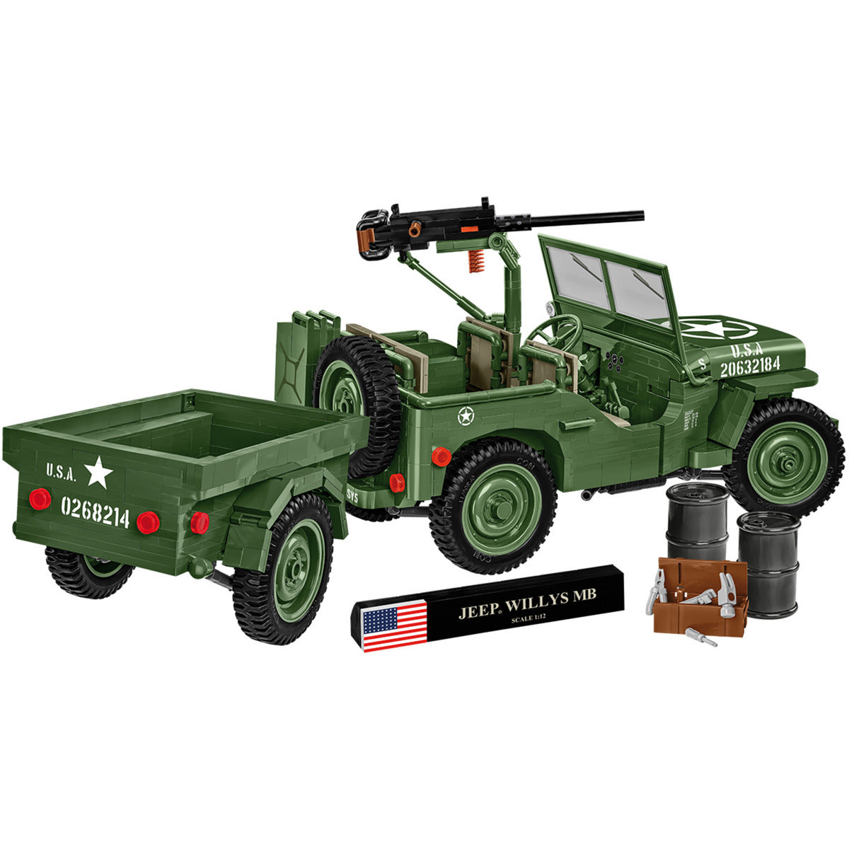 Willys MB & Trailer Executive Edition, Konstruktionsspielzeug