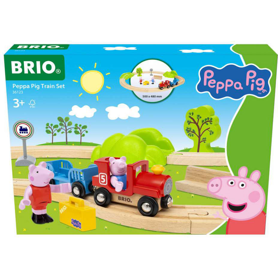 World - Peppa Wutz Zug-Set, Spielfahrzeug