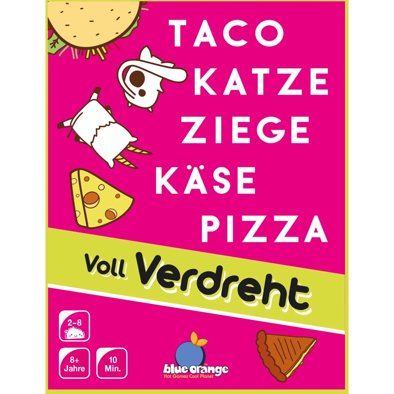 Asmodee Taco Katze Ziege Käse Pizza: Voll verdreht, Kartenspiel