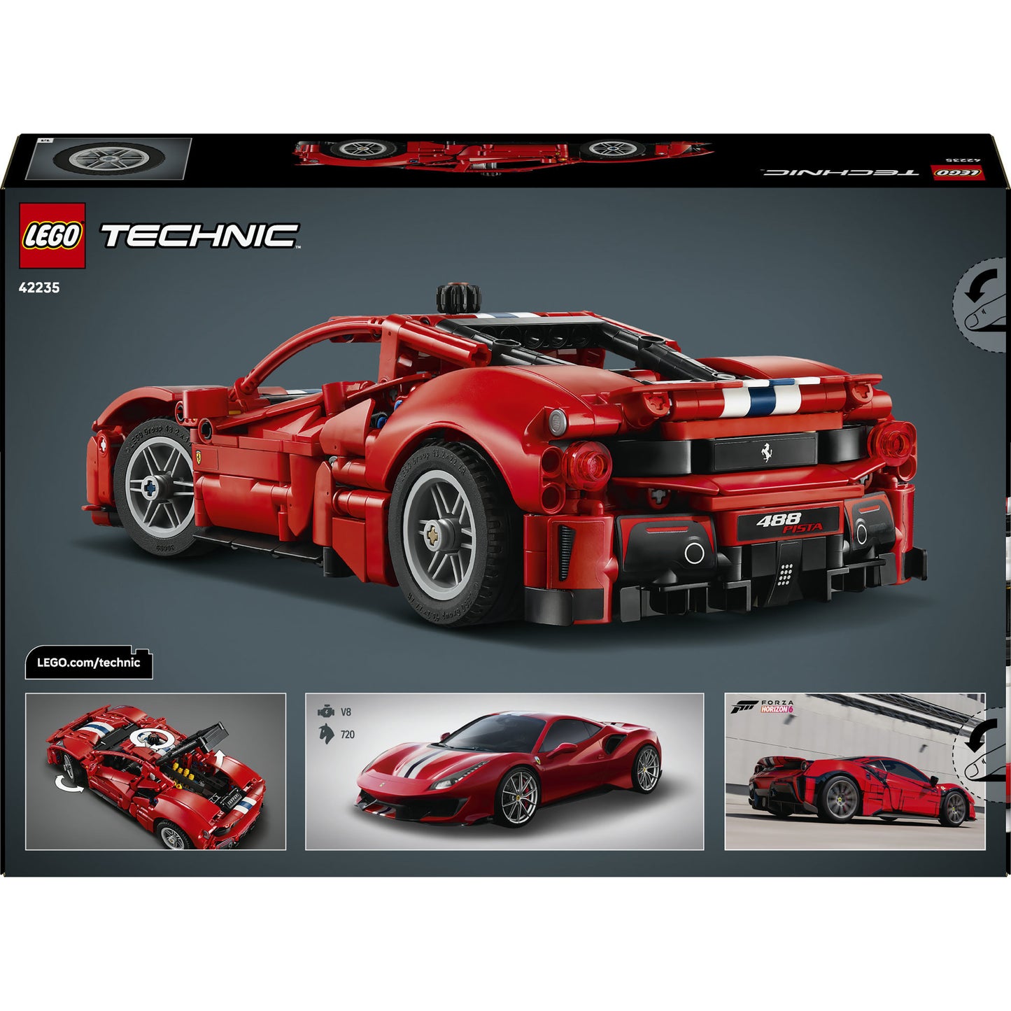 42235 Technic Ferrari 488 PISTA Auto, Konstruktionsspielzeug