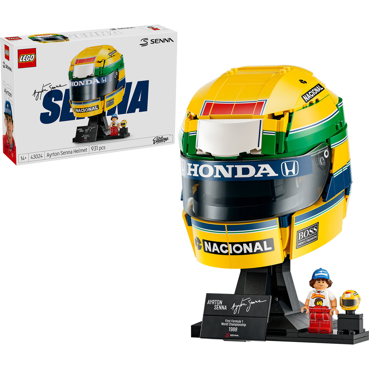 43024 Editions Ayrton Senna Helm, Konstruktionsspielzeug