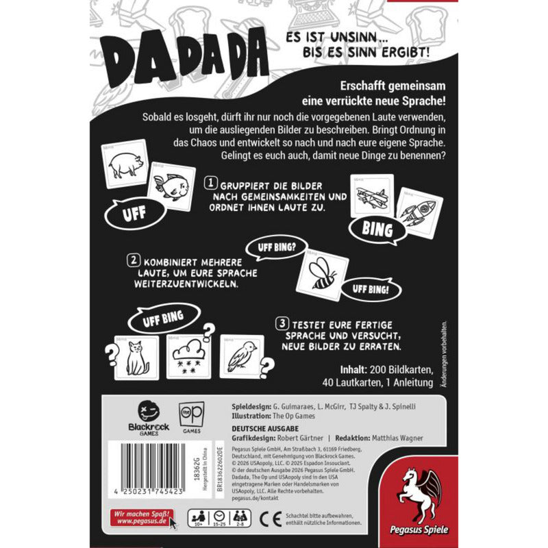 DaDaDa, Kartenspiel