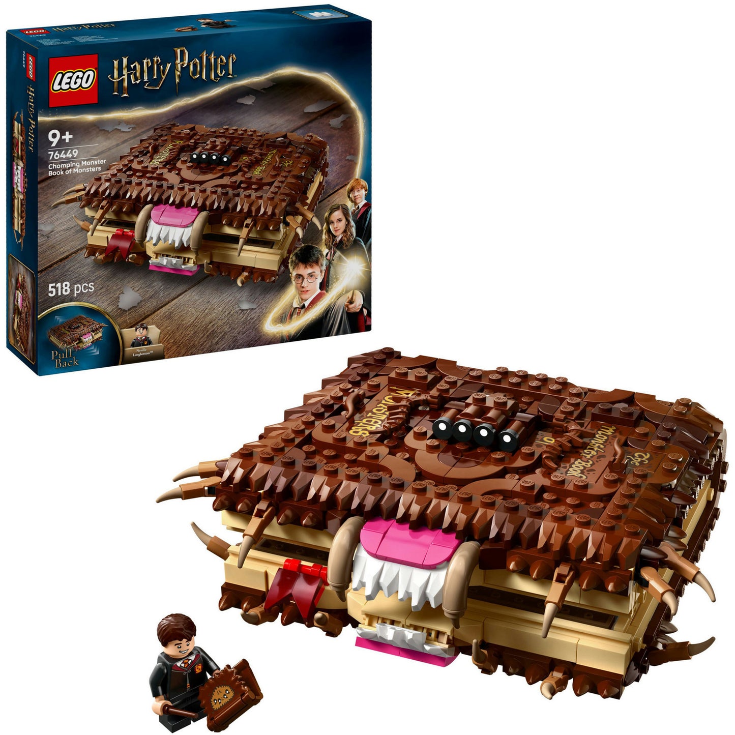76449 Harry Potter Beissendes Monsterbuch der Monster, Konstruktionsspielzeug