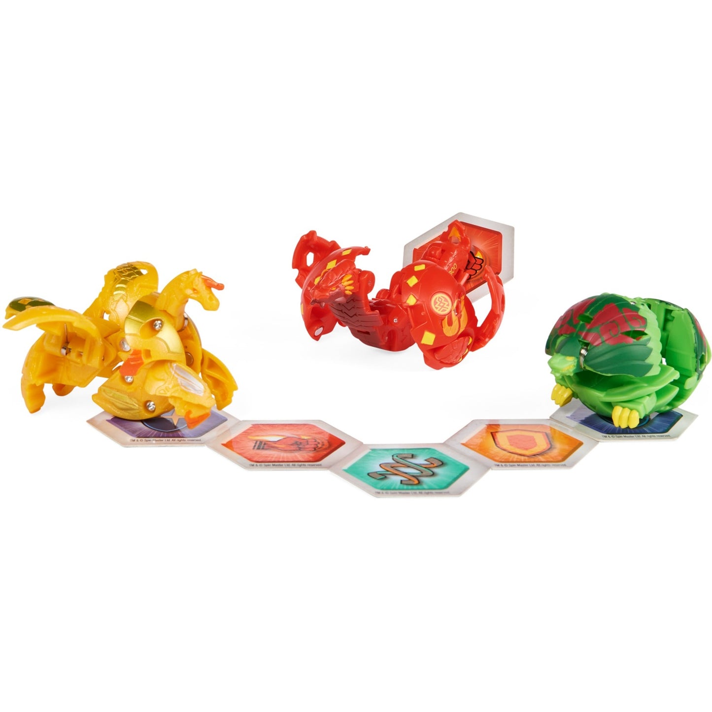 Spin Master Bakugan Evolutions Starter Pack mit 3 Bakugan, Geschicklichkeitsspiel