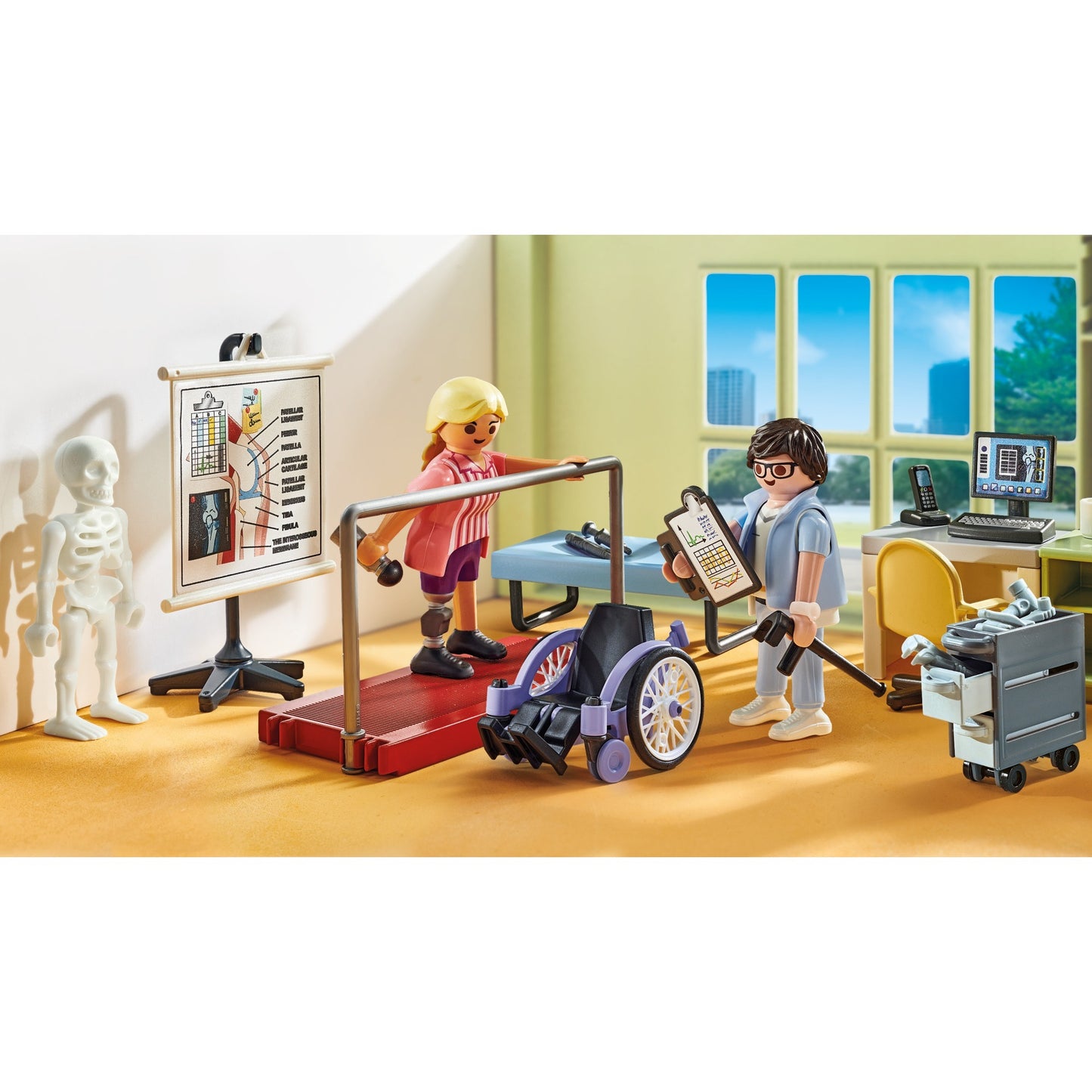 PLAYMOBIL 71617 Action Heroes Orthopädie, Konstruktionsspielzeug