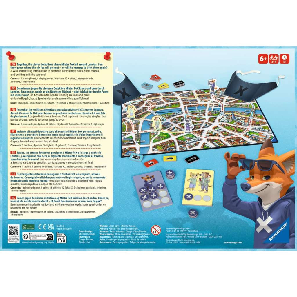 Ravensburger Scotland Yard Junior, Brettspiel