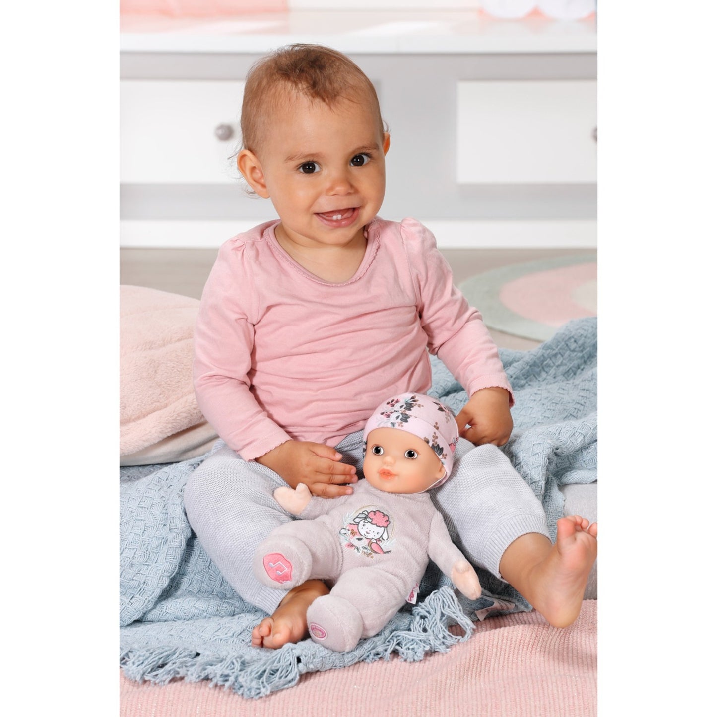 ZAPF Creation Baby Annabell® Sleep Well for babies 30 cm (lila, mit Aufnahme- und Abspiel-Modul)