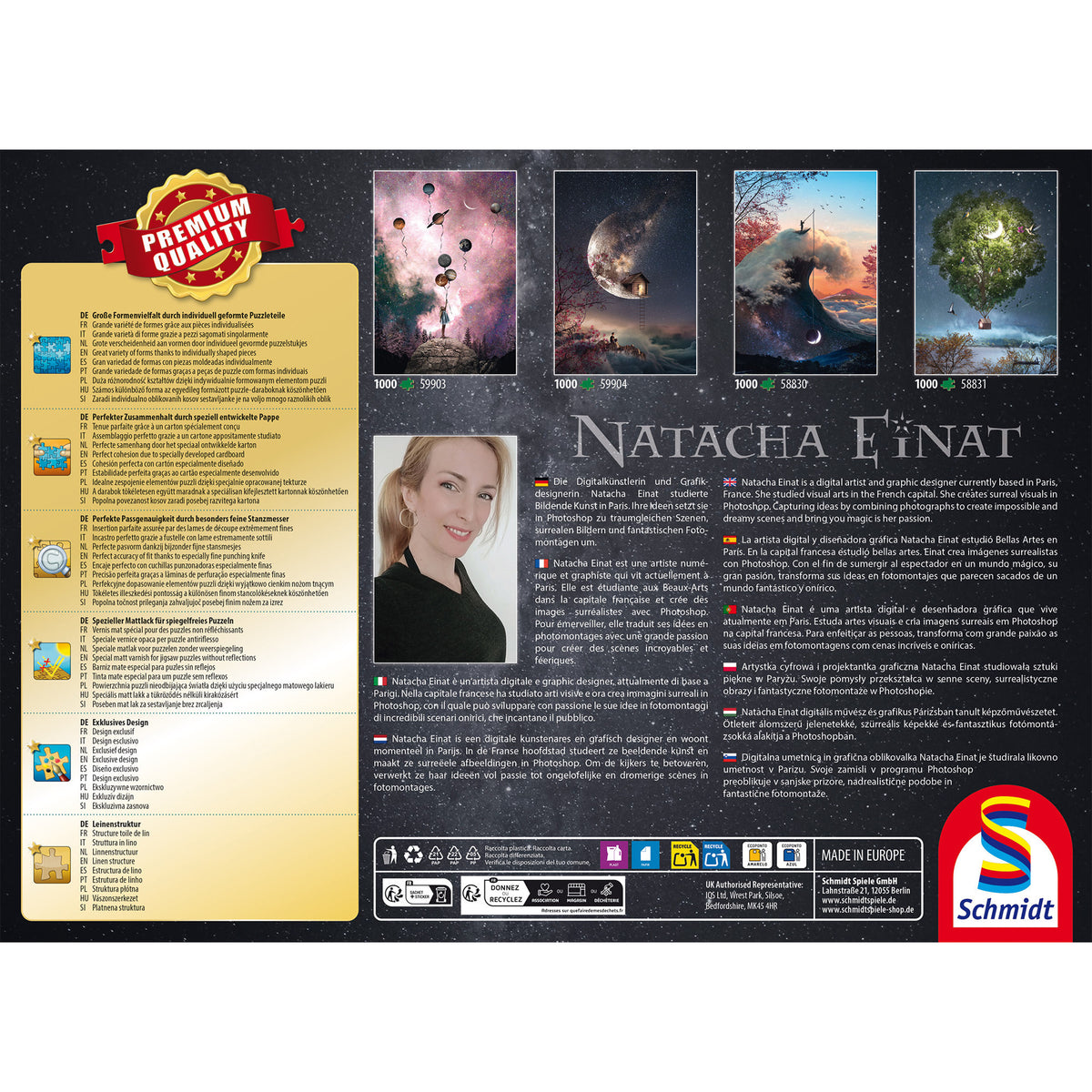 Natacha Einat: Hinter dem Horizont, Puzzle